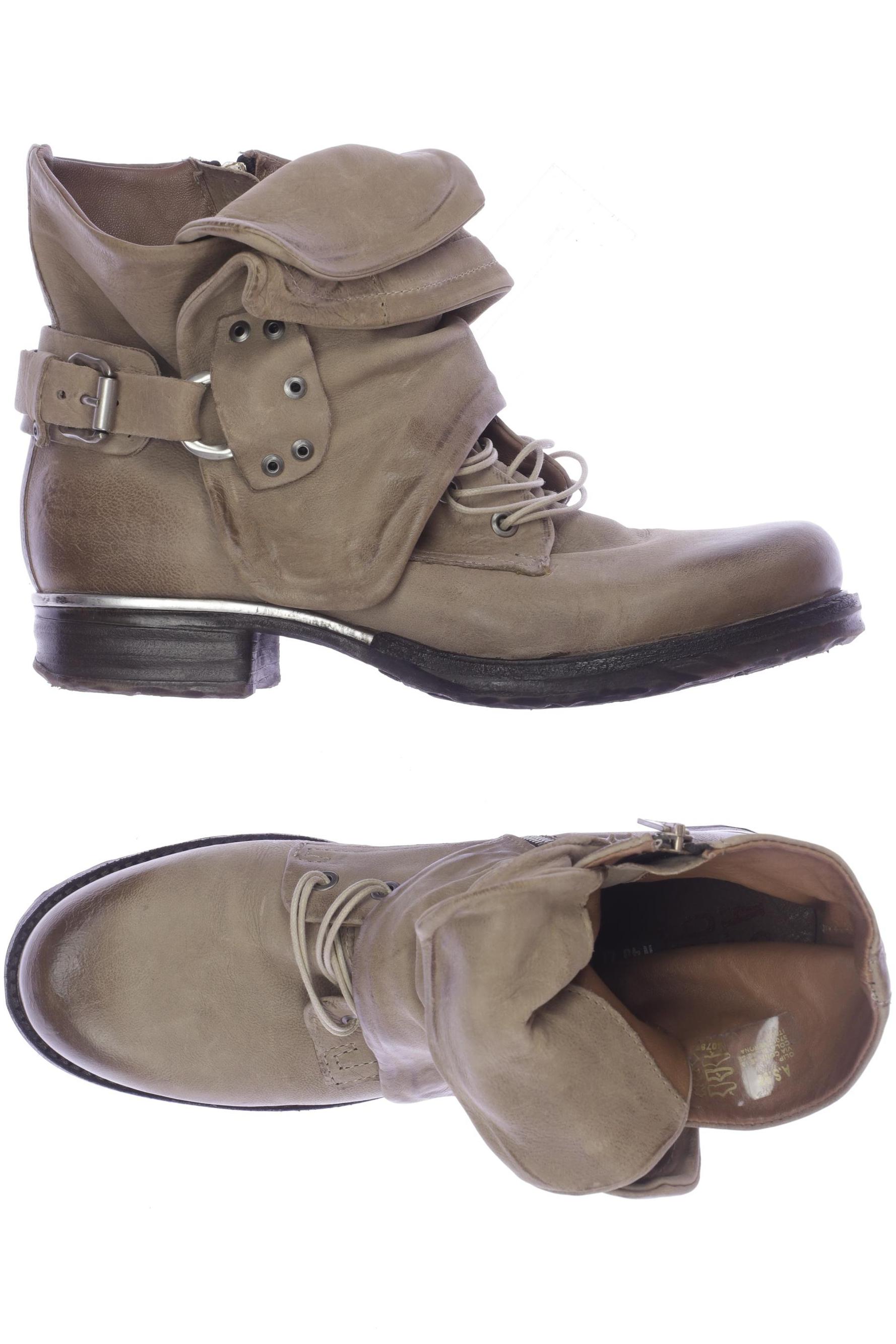 

A.s.98 Damen Stiefelette, beige, Gr. 41