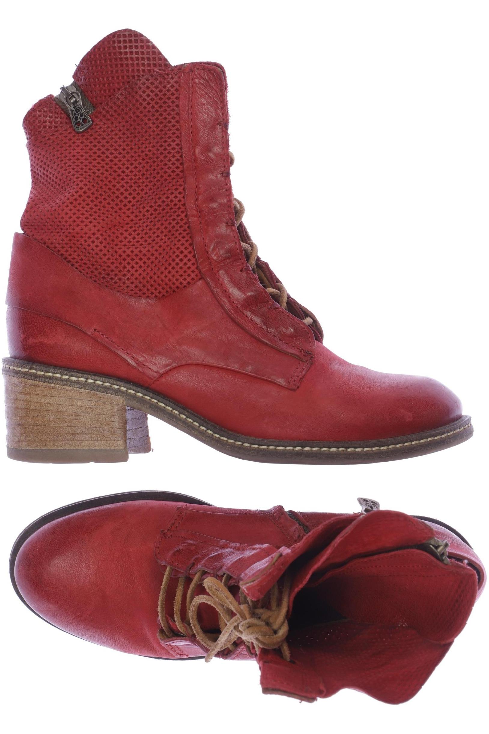 

A.s.98 Damen Stiefelette, rot, Gr. 38