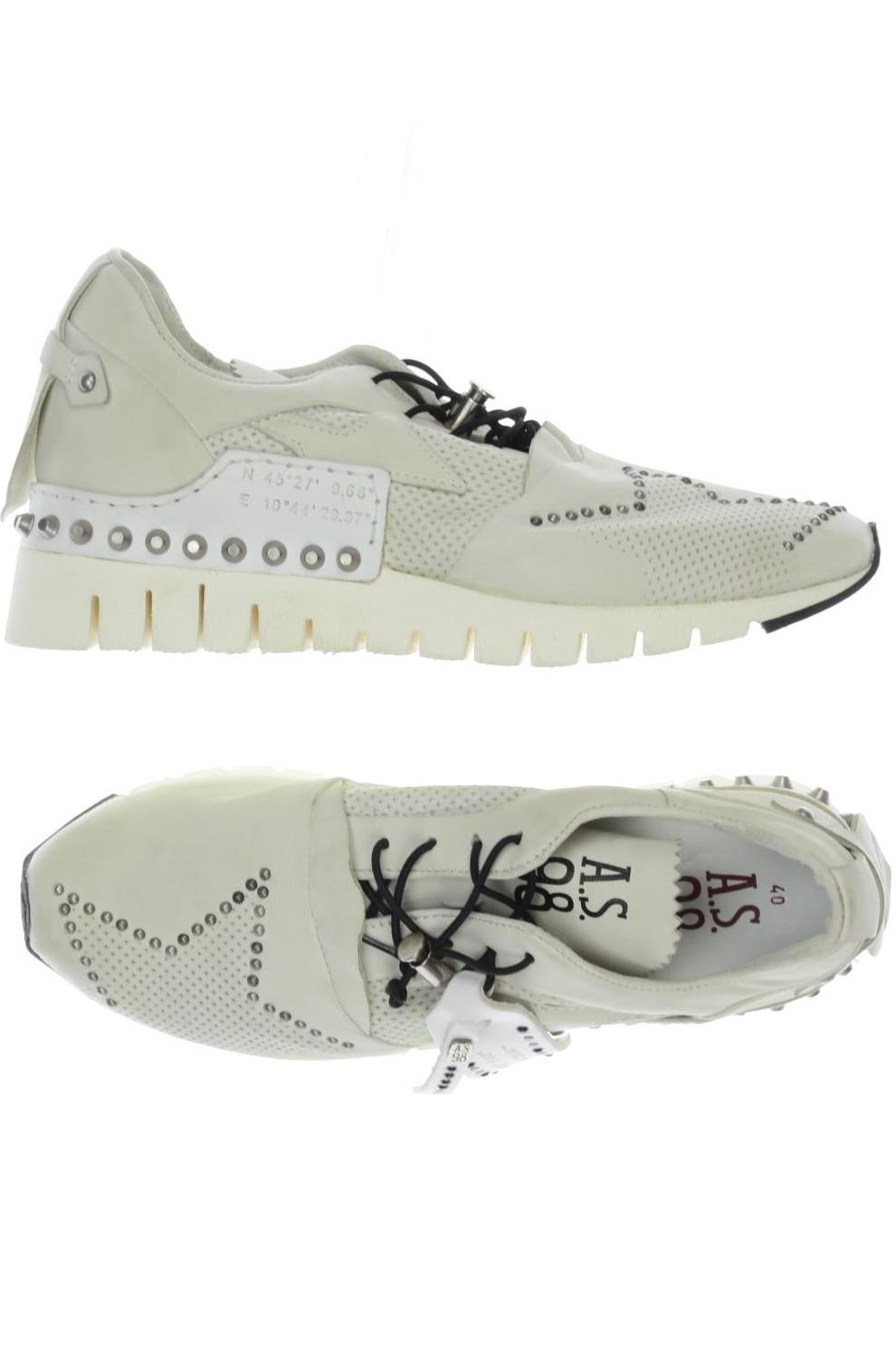

A.s.98 Damen Sneakers, cremeweiß, Gr. 40