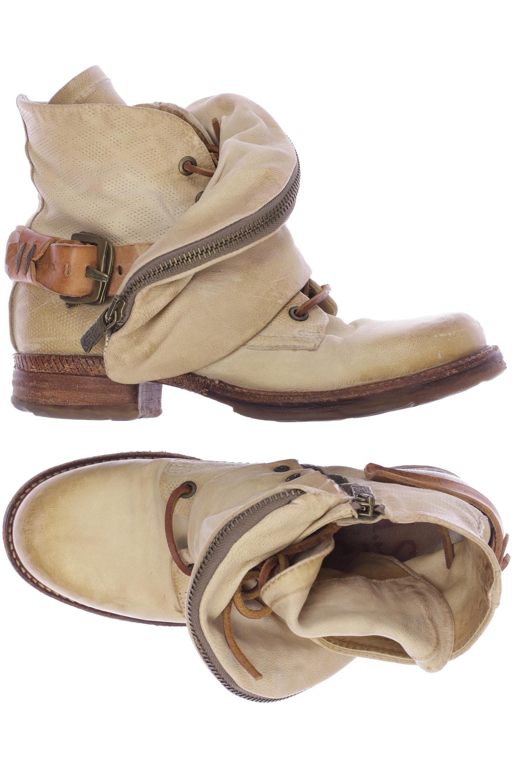

A.s.98 Damen Stiefelette, beige, Gr. 37