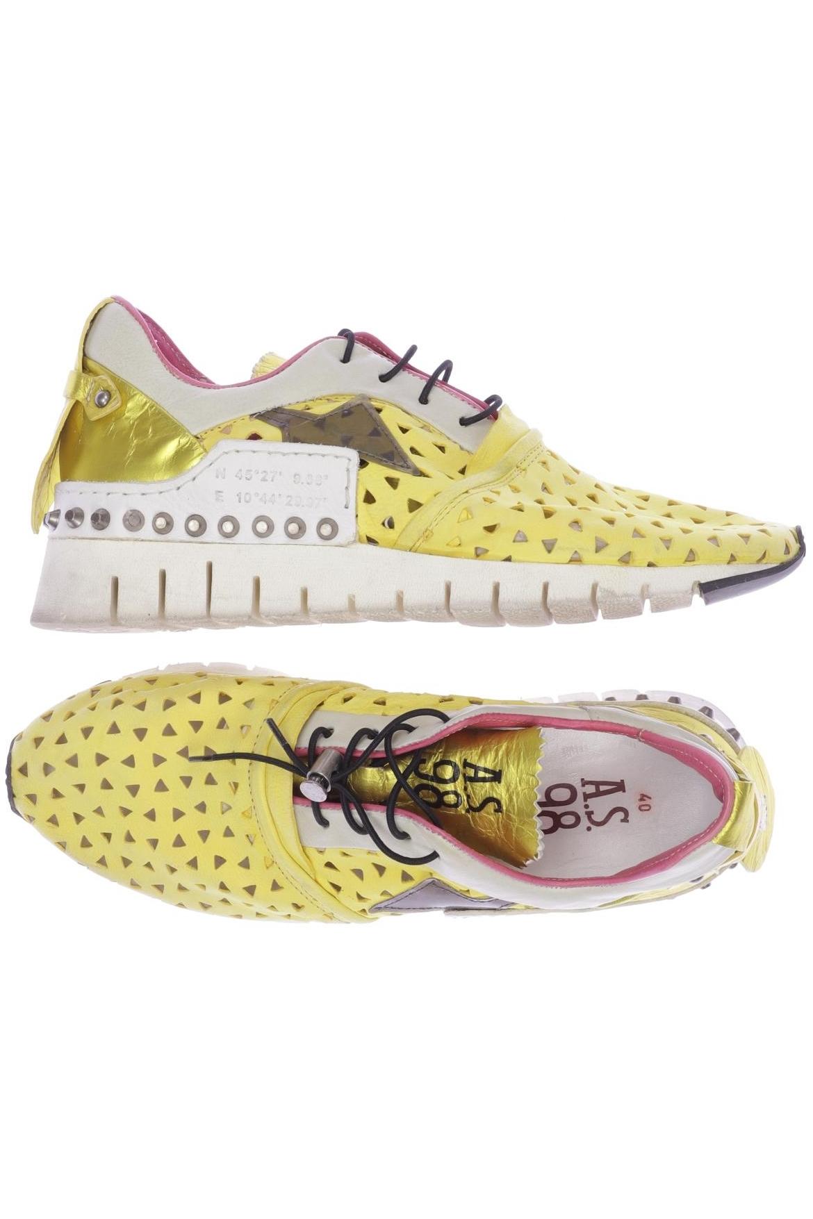 

A.s.98 Damen Sneakers, gelb, Gr. 40