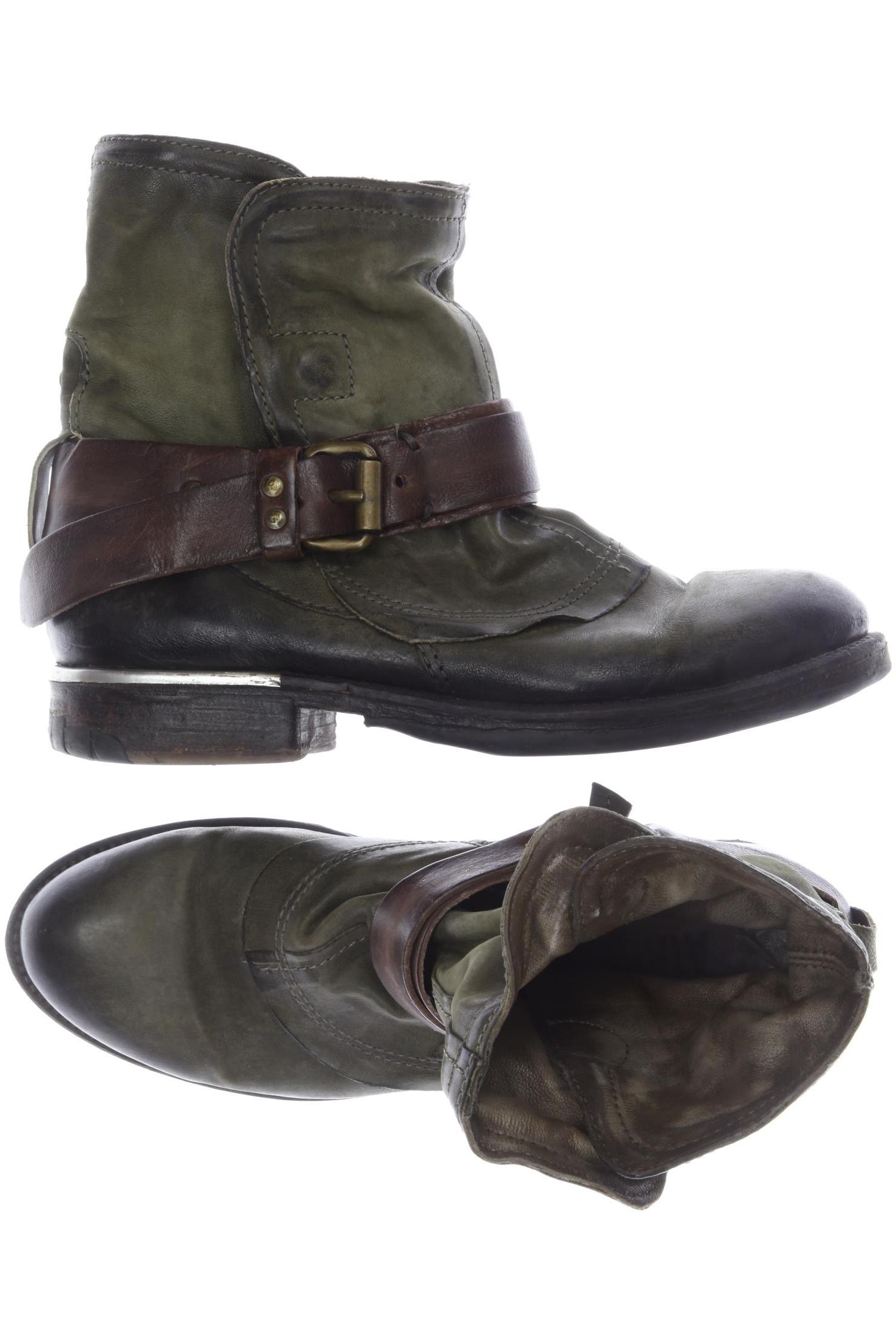 

A.s.98 Damen Stiefelette, grün, Gr. 39