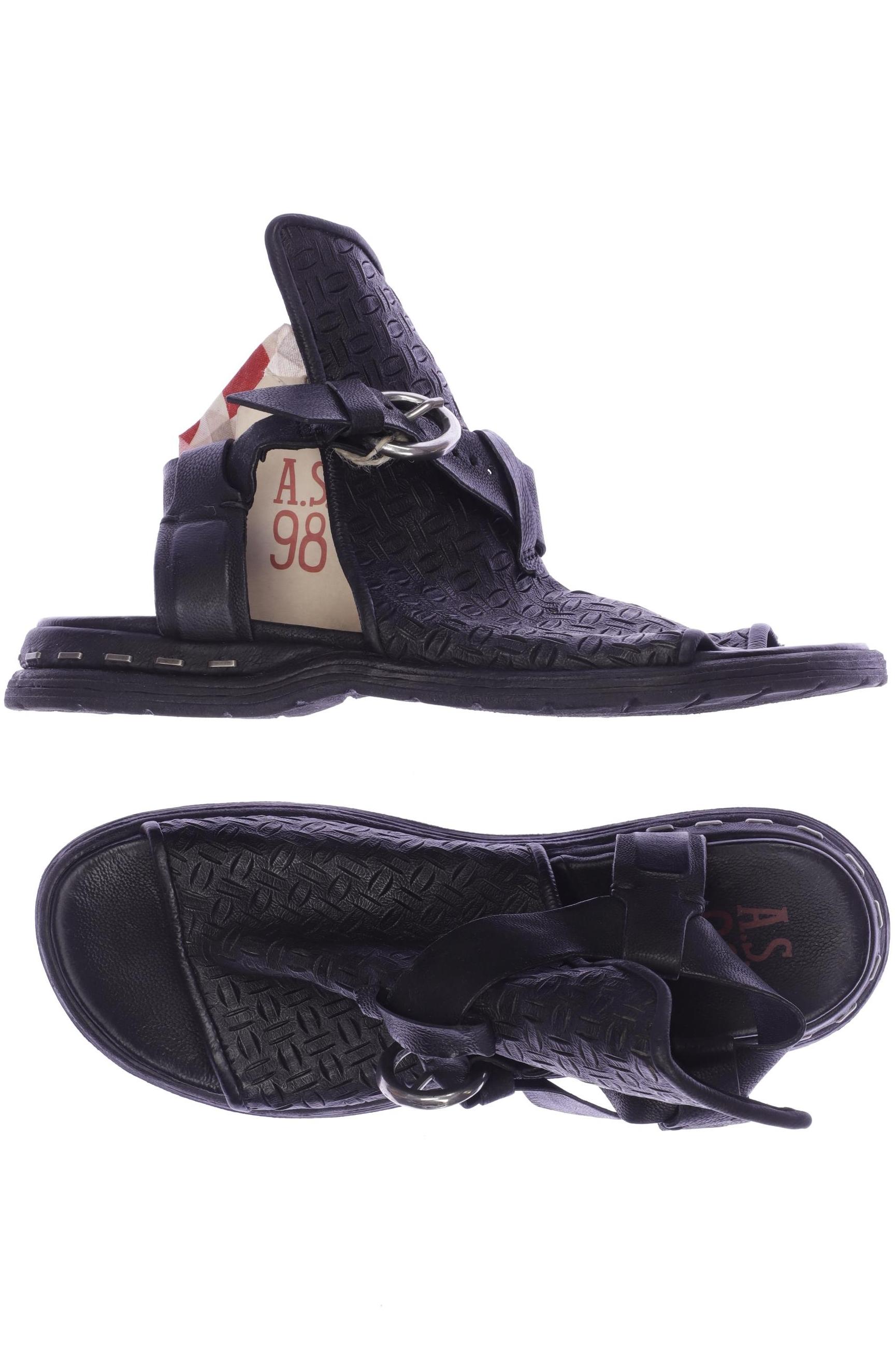 

A.s.98 Damen Sandale, schwarz, Gr. 40