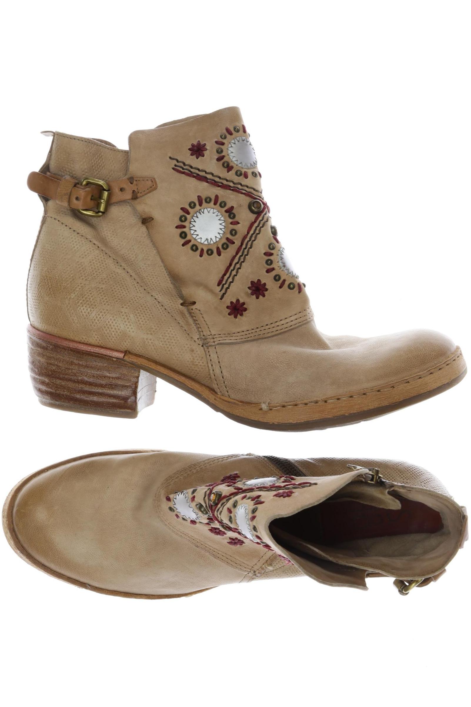 

A.s.98 Damen Stiefelette, beige, Gr. 41