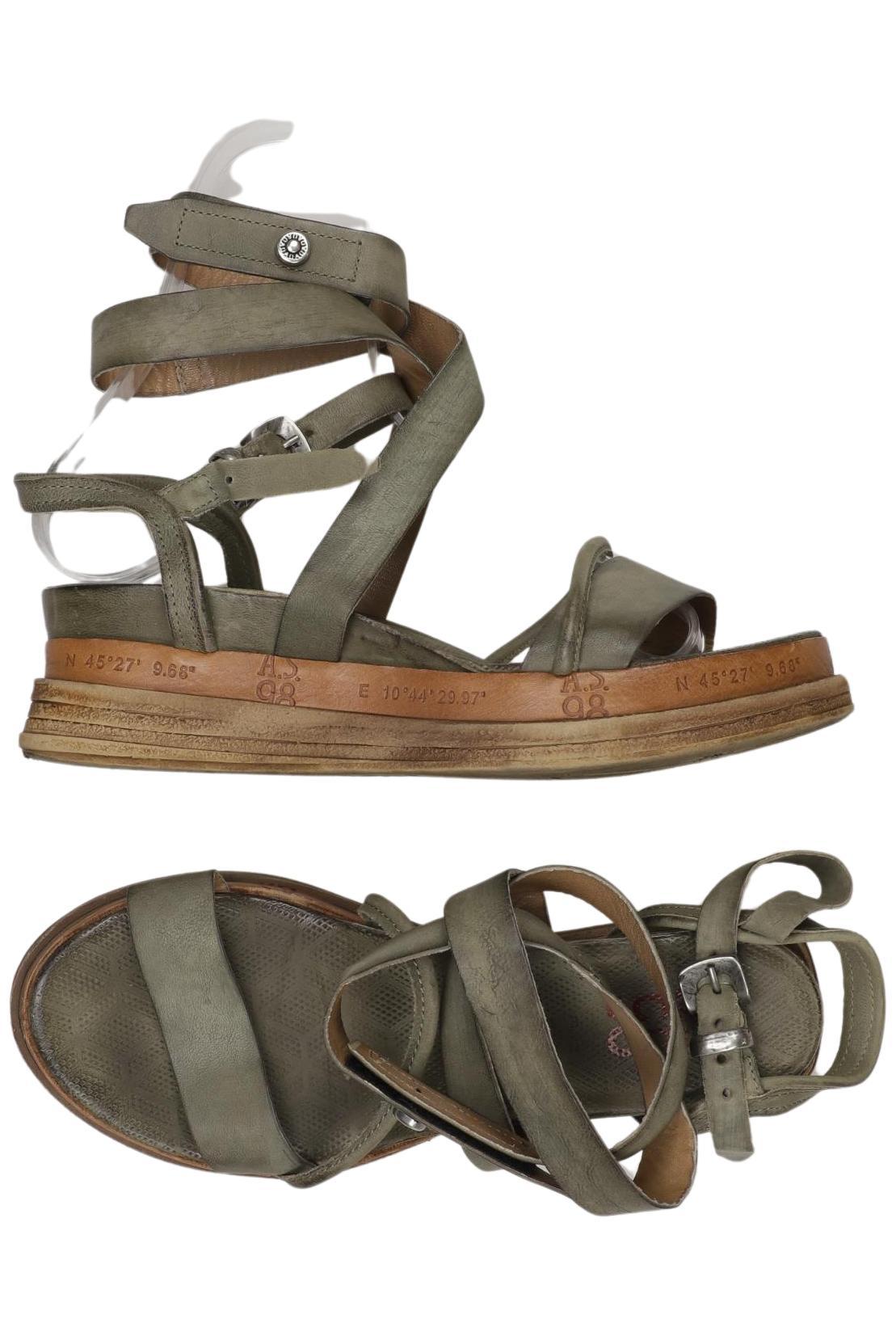 

A.s.98 Damen Sandale, grün, Gr. 39