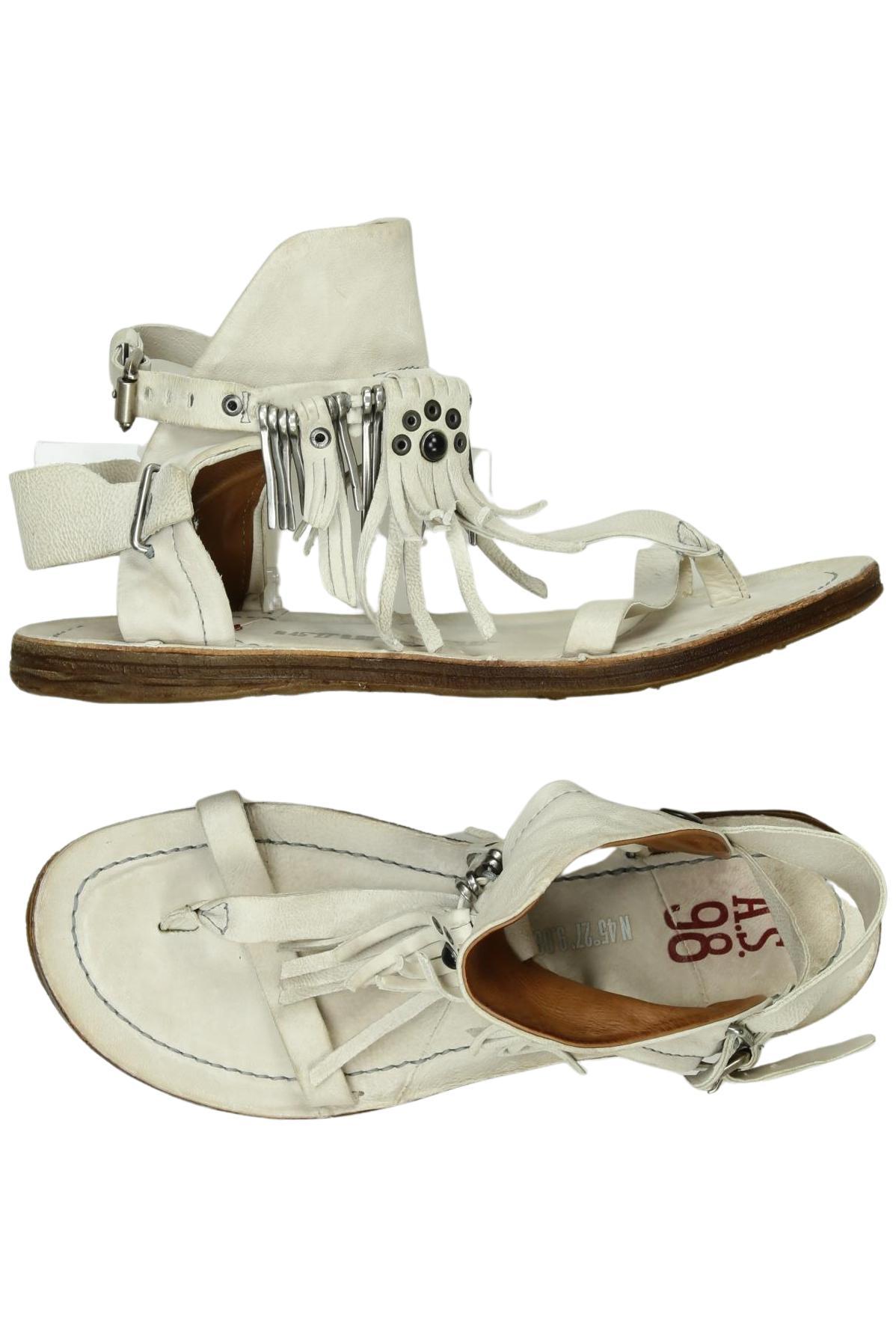 

A.s.98 Damen Sandale, weiß, Gr. 40