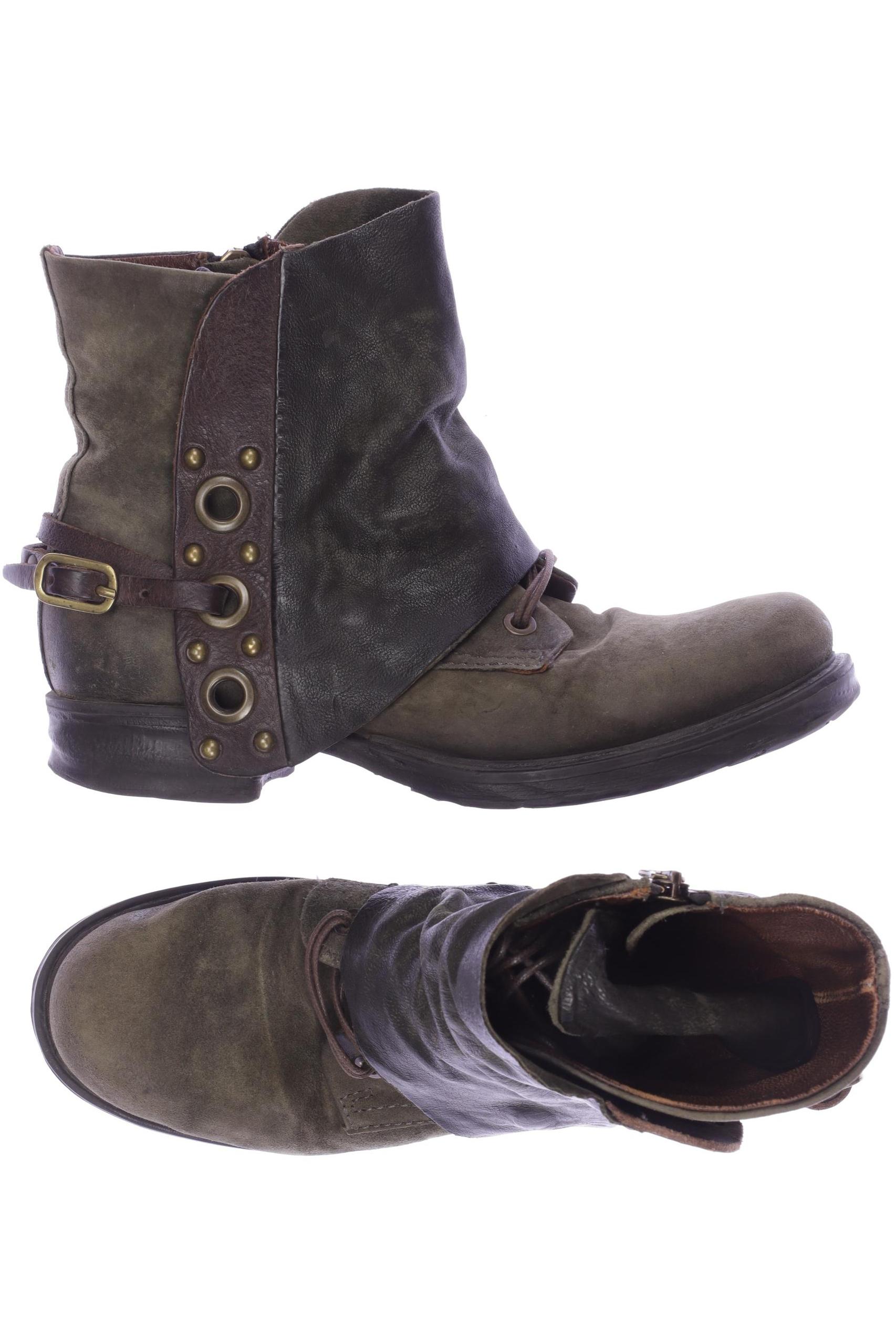

A.s.98 Damen Stiefelette, grün, Gr. 39