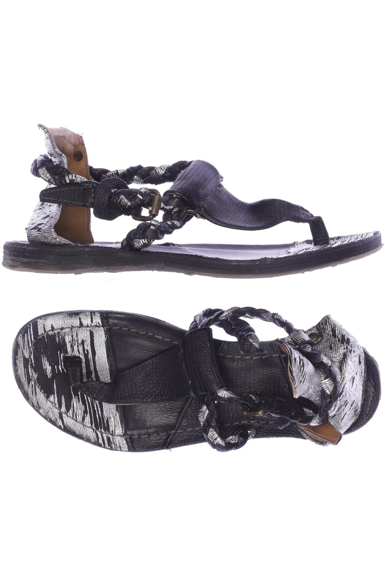 

A.s.98 Damen Sandale, schwarz, Gr. 38