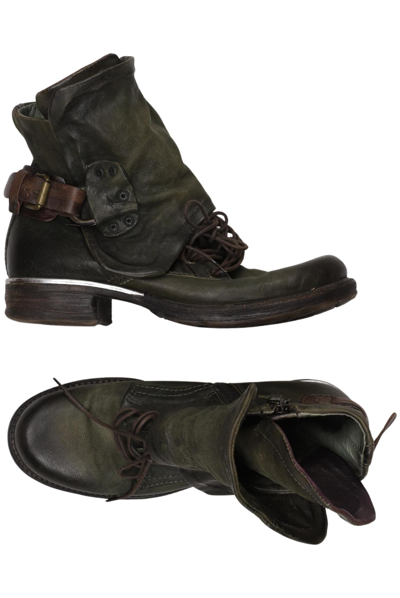 

A.s.98 Damen Stiefelette, grün, Gr. 38