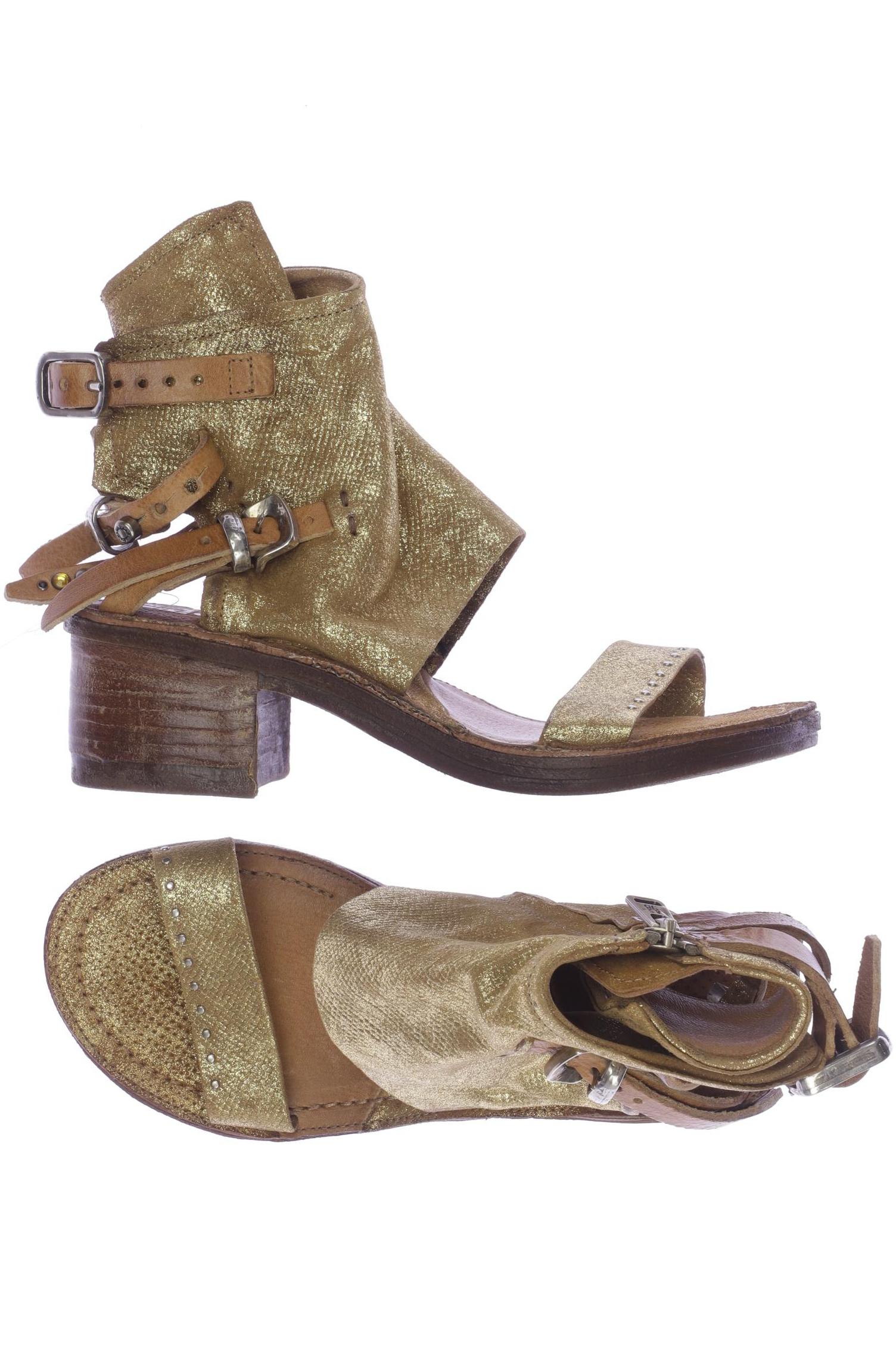 

A.s.98 Damen Sandale, gold, Gr. 36