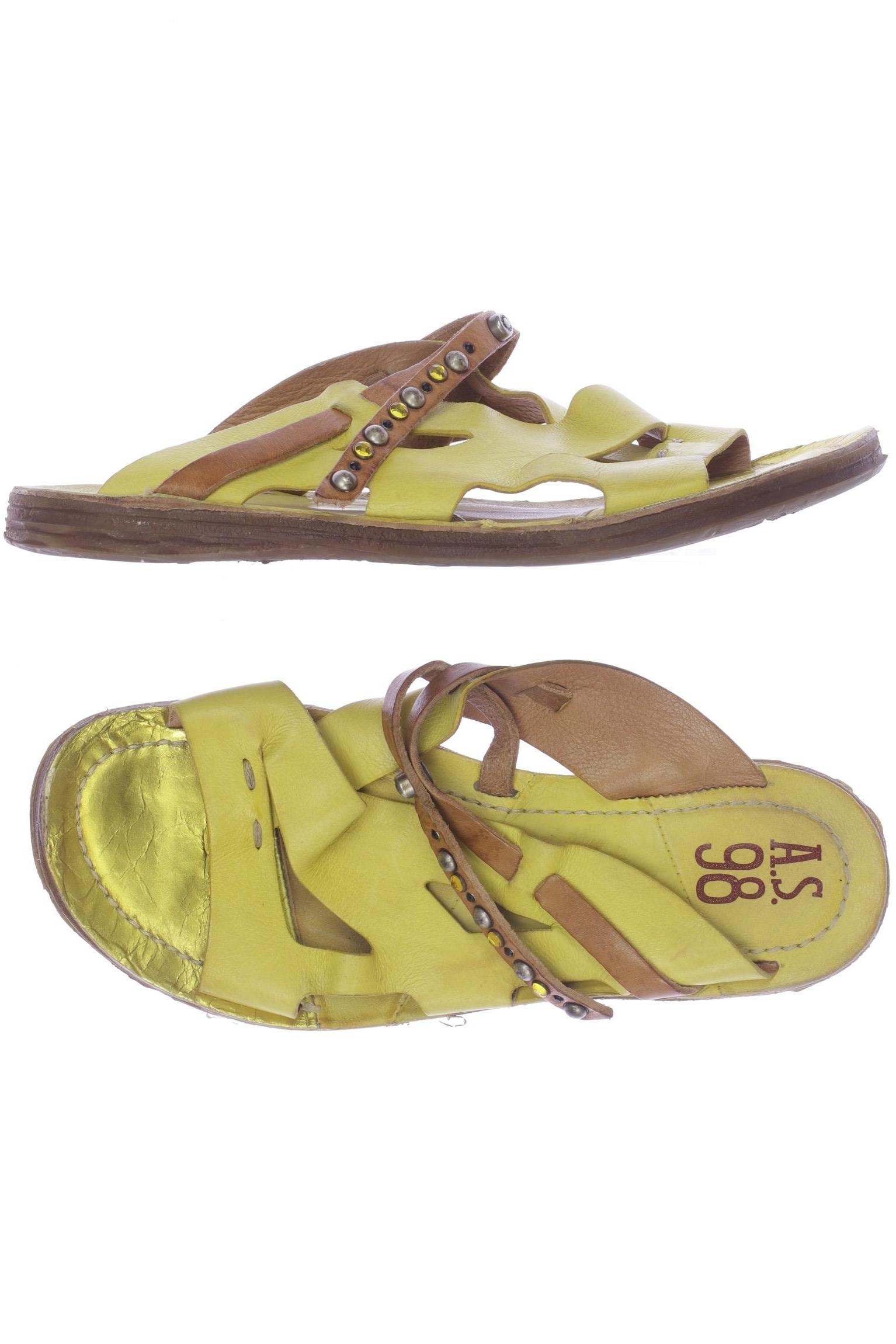 

A.s.98 Damen Sandale, gelb, Gr. 38