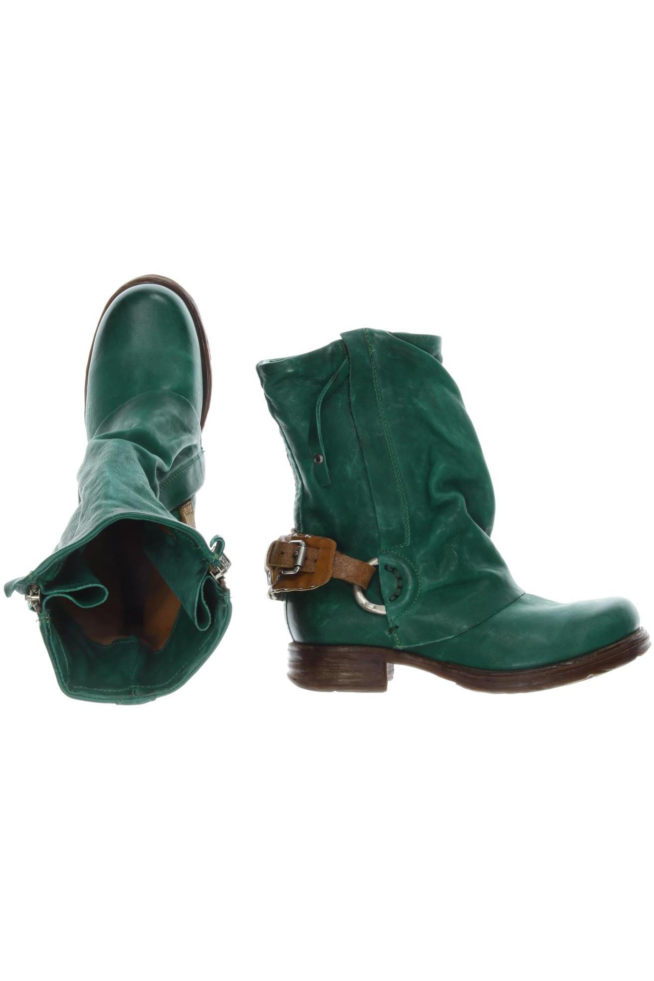 

A.s.98 Damen Stiefelette, grün, Gr. 37