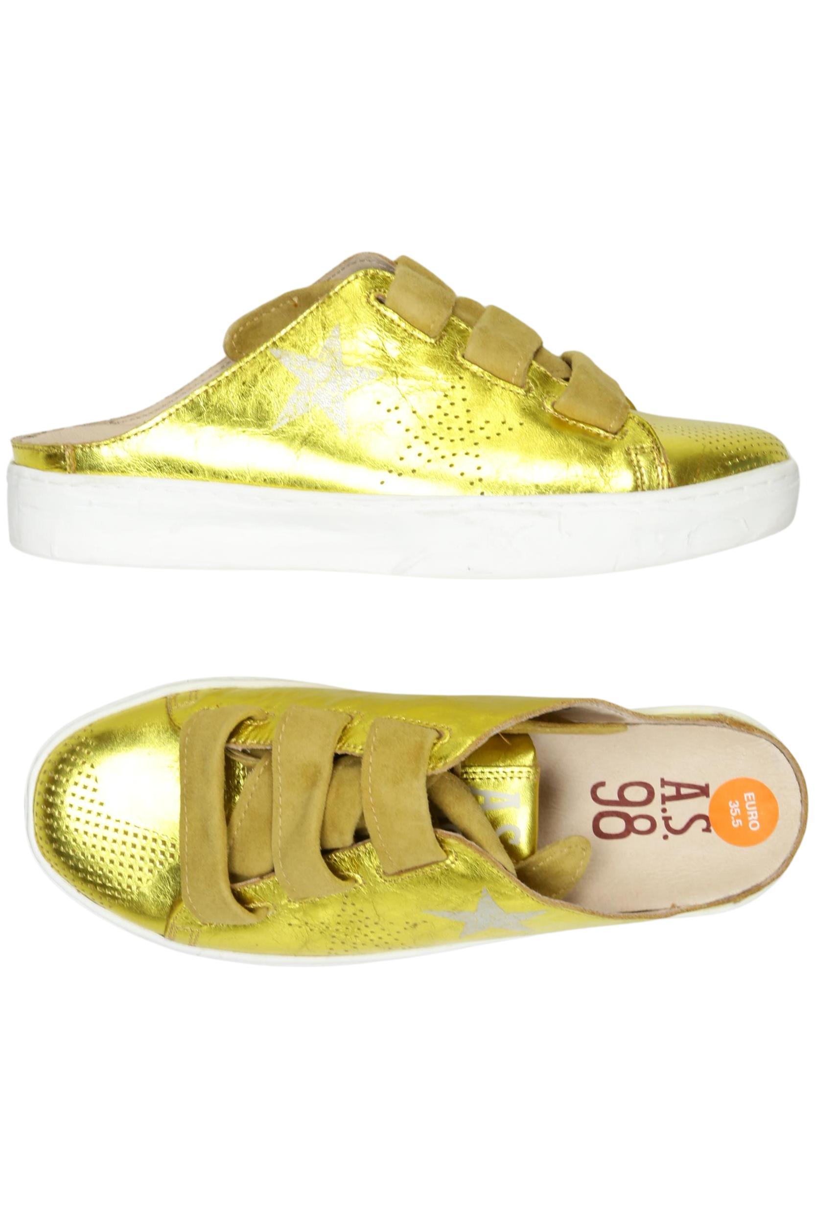 

A.s.98 Damen Sandale, gold, Gr. 35.5