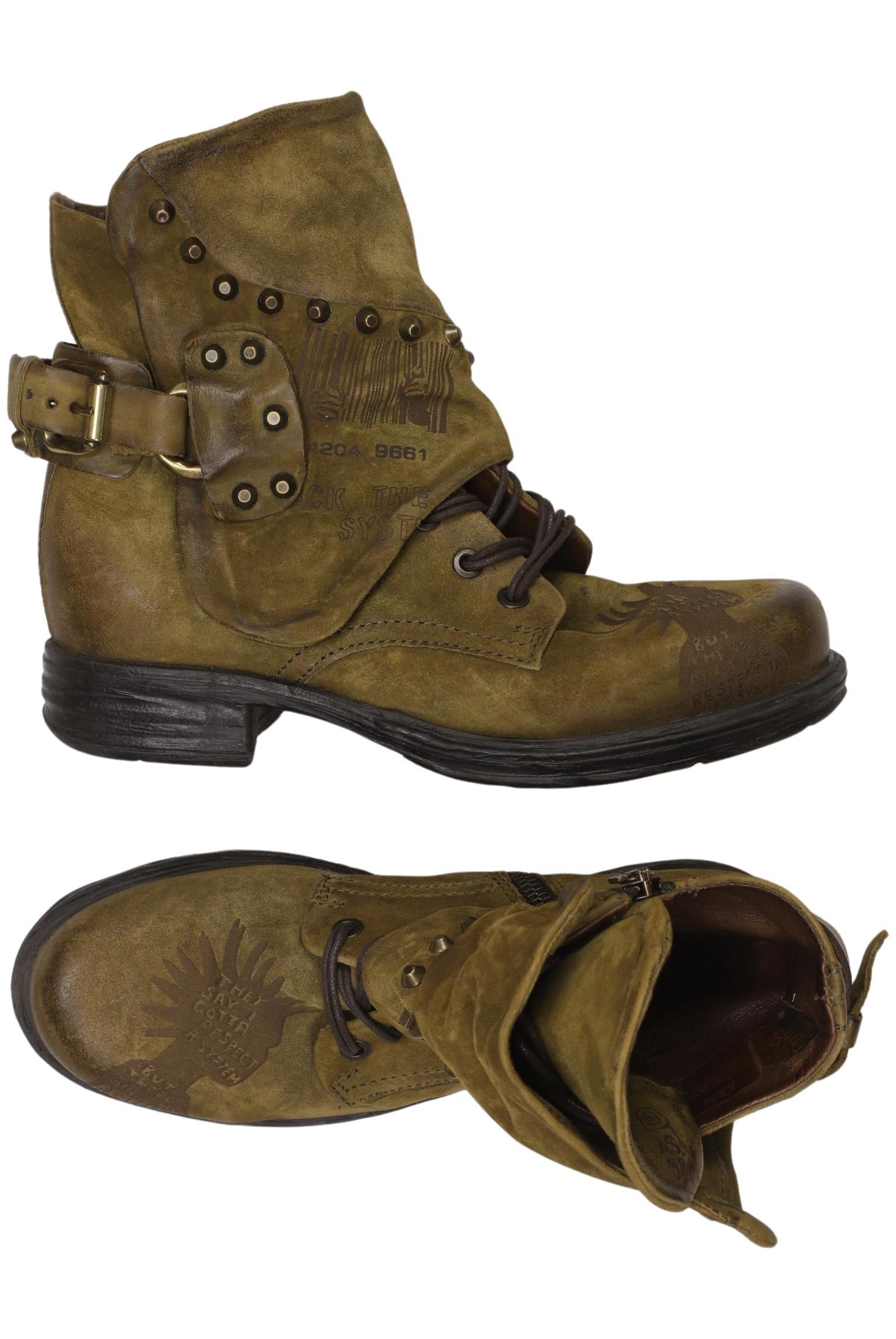 

A.s.98 Damen Stiefelette, grün, Gr. 37