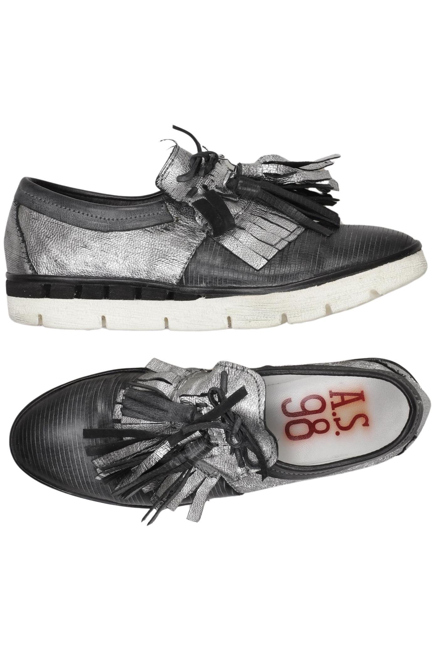 

A.s.98 Damen Halbschuh, silber, Gr. 36.5