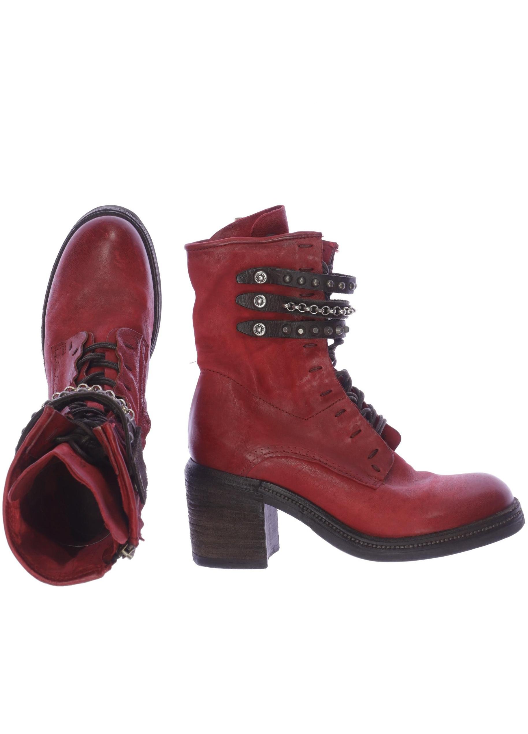 

A.s.98 Damen Stiefelette, rot, Gr. 39