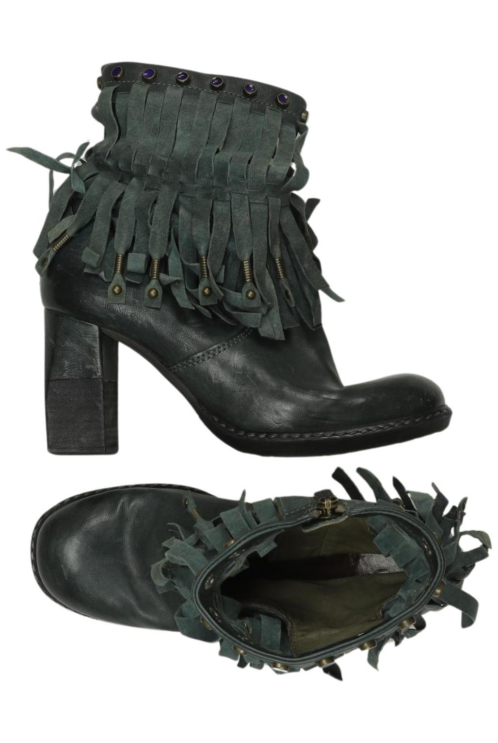 

A.s.98 Damen Stiefelette, grün, Gr. 39