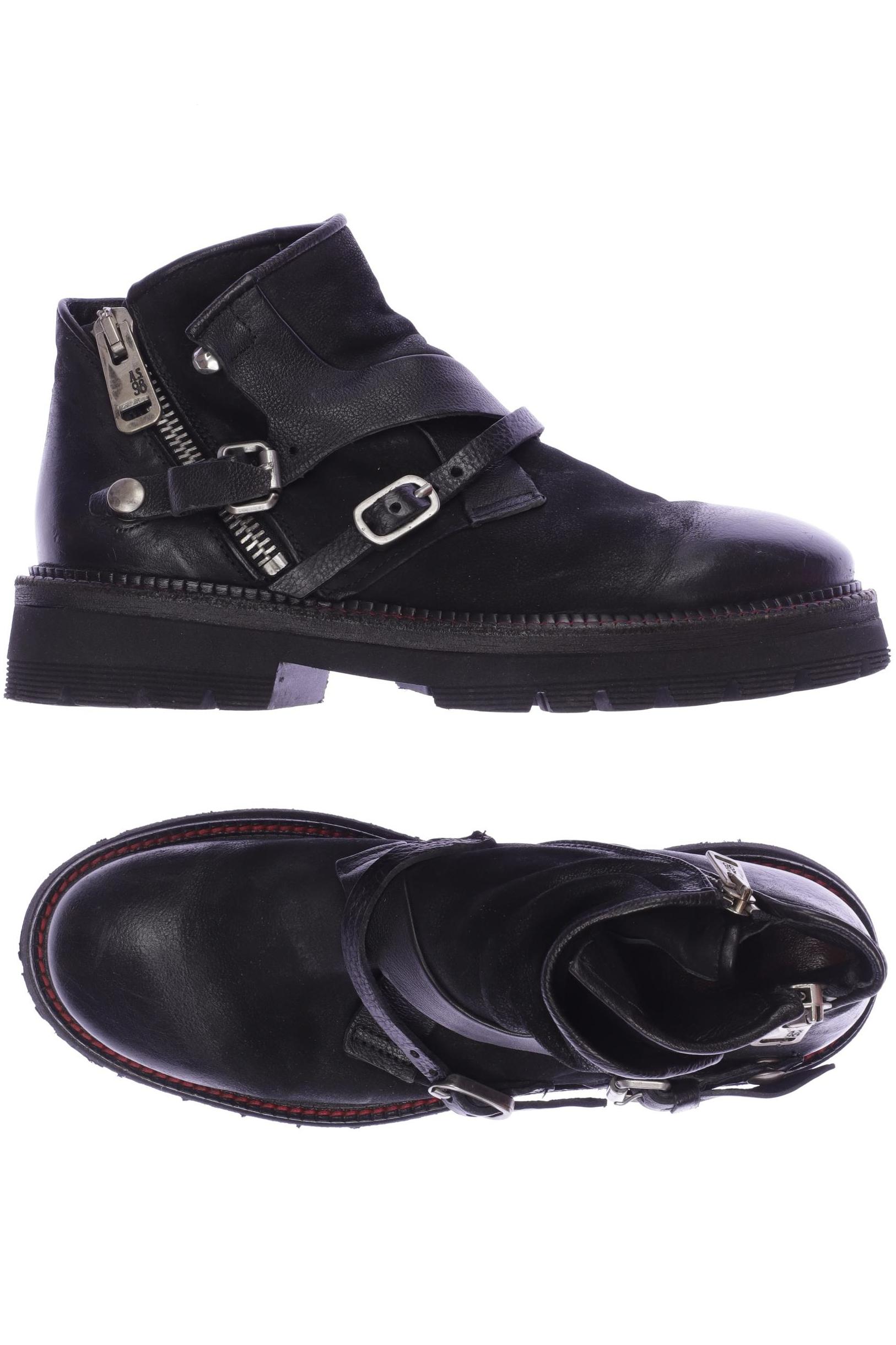 

A.s.98 Damen Stiefelette, schwarz, Gr. 40