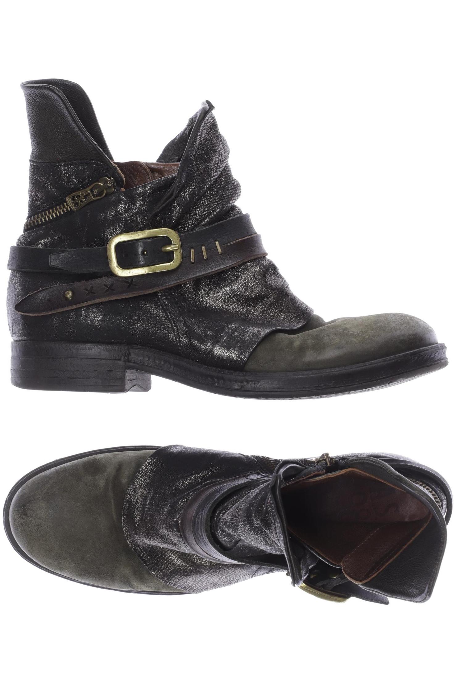 

A.s.98 Damen Stiefelette, grün, Gr. 39