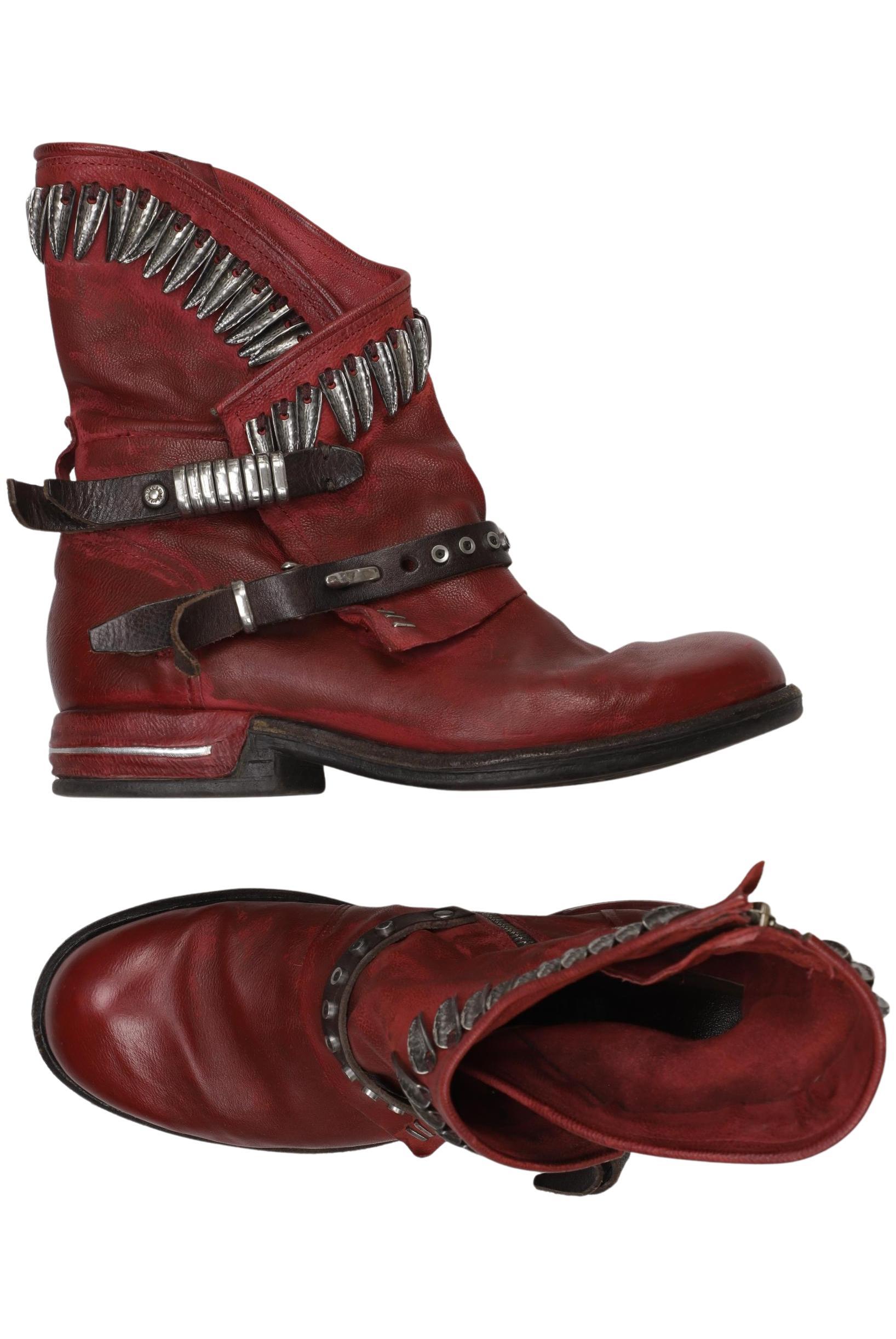 

A.s.98 Damen Stiefelette, rot, Gr. 38