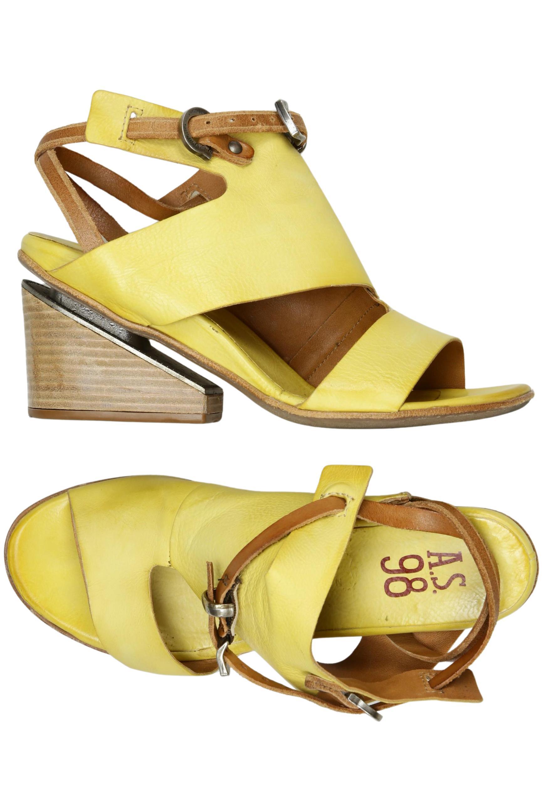 

A.s.98 Damen Sandale, gelb, Gr. 40