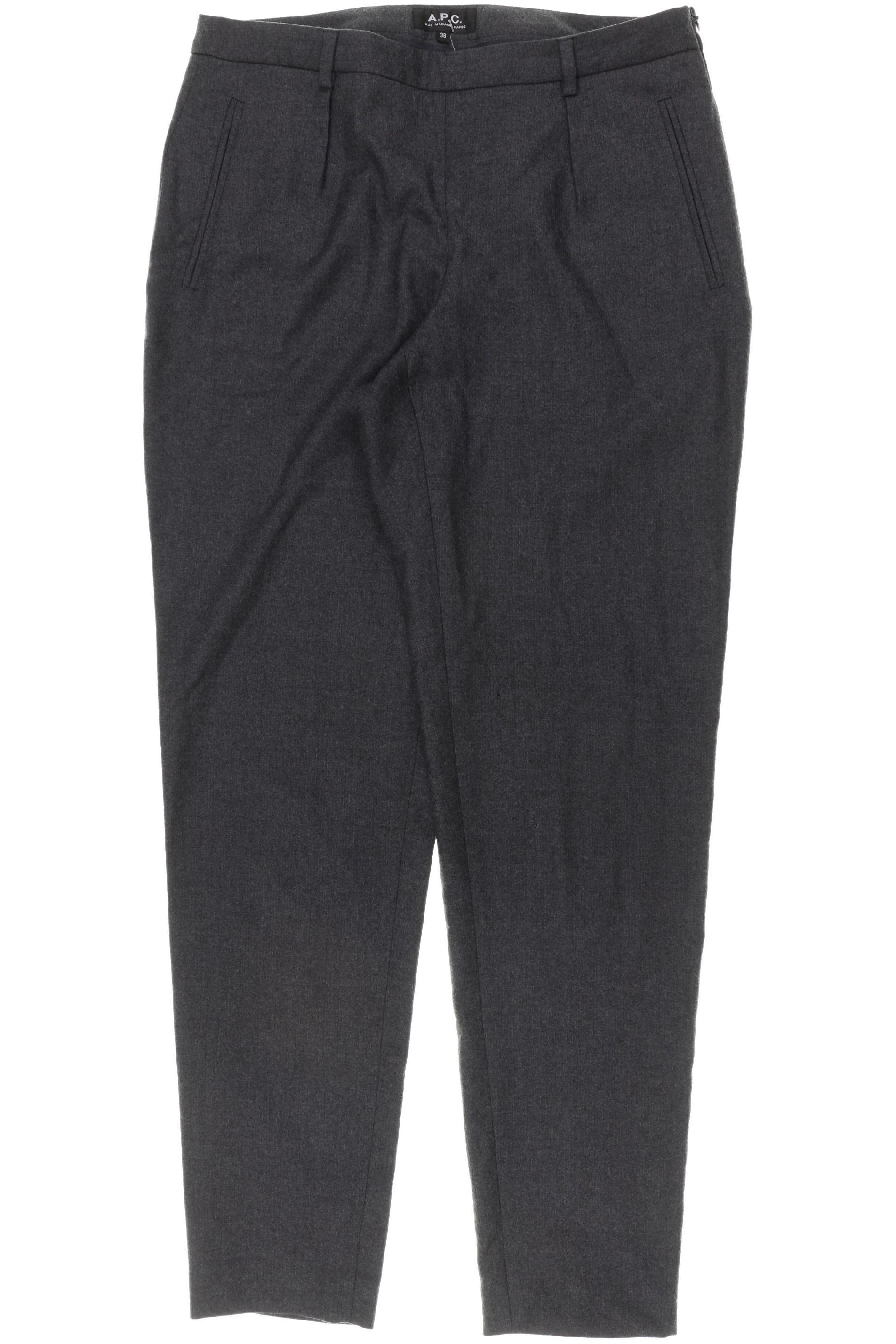 

A.p.c. Damen Stoffhose, grau, Gr. 38