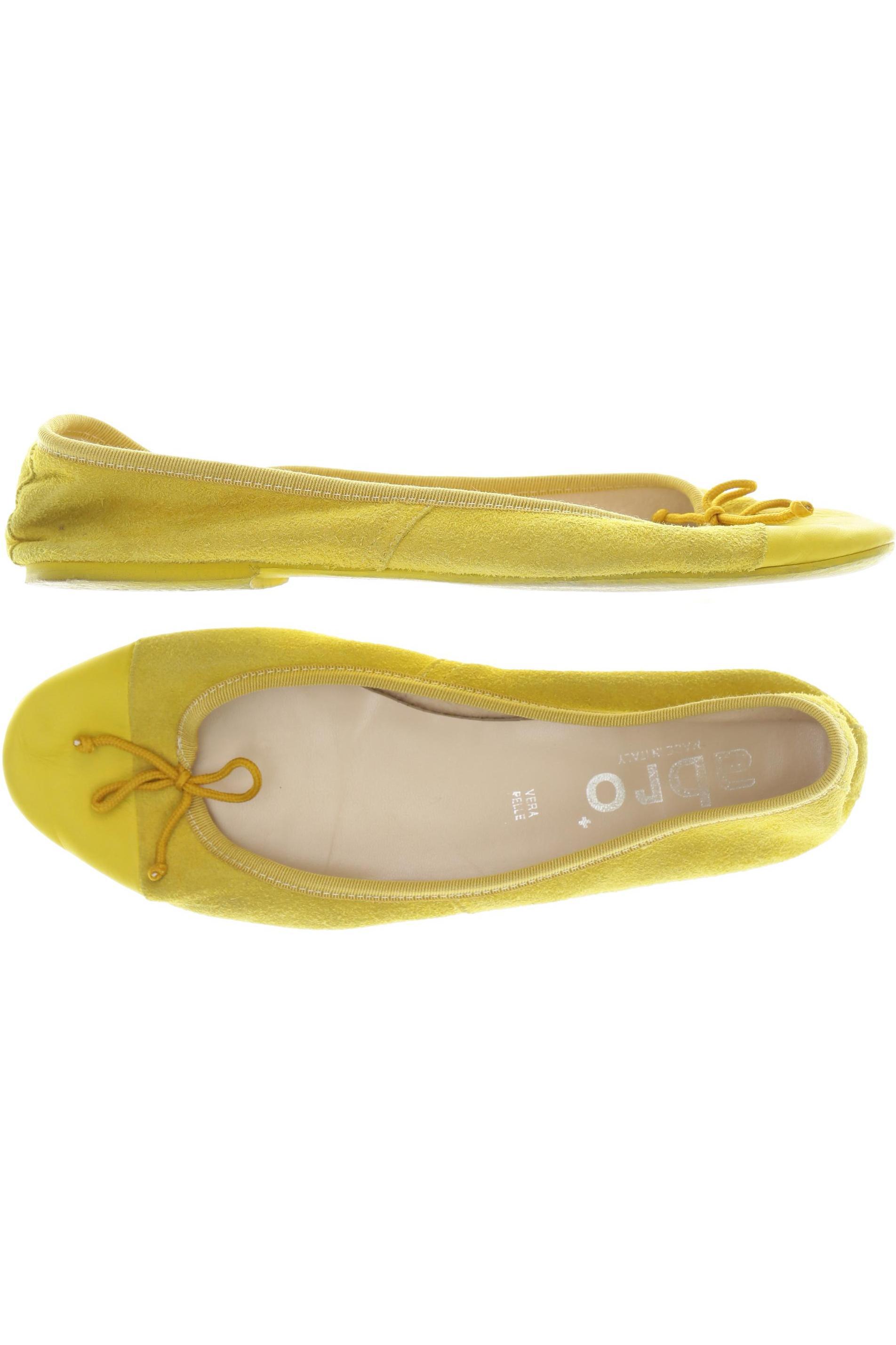 

Abro Damen Ballerinas, gelb, Gr. 40