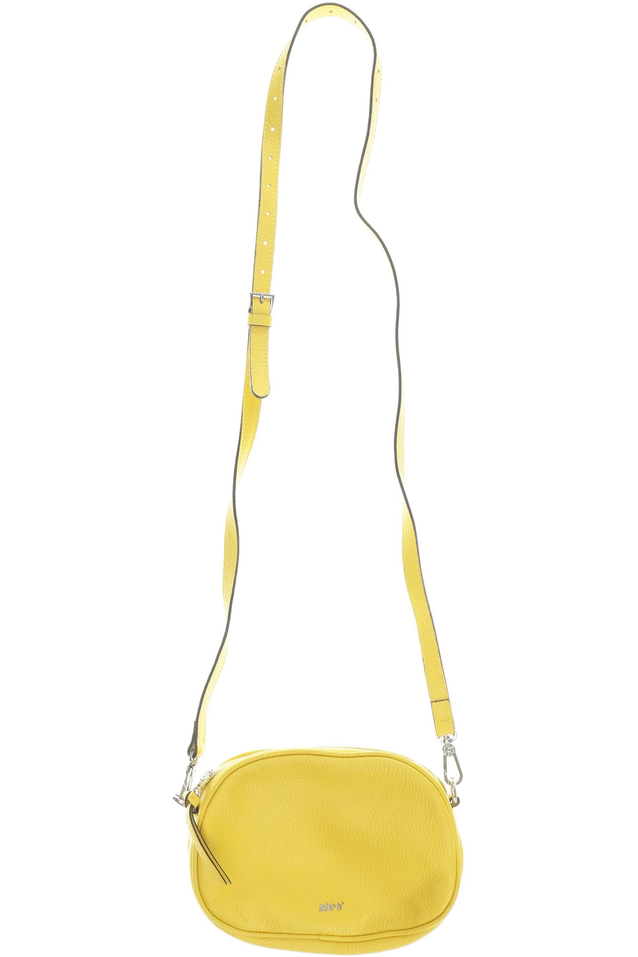 

Abro Damen Handtasche, gelb, Gr.