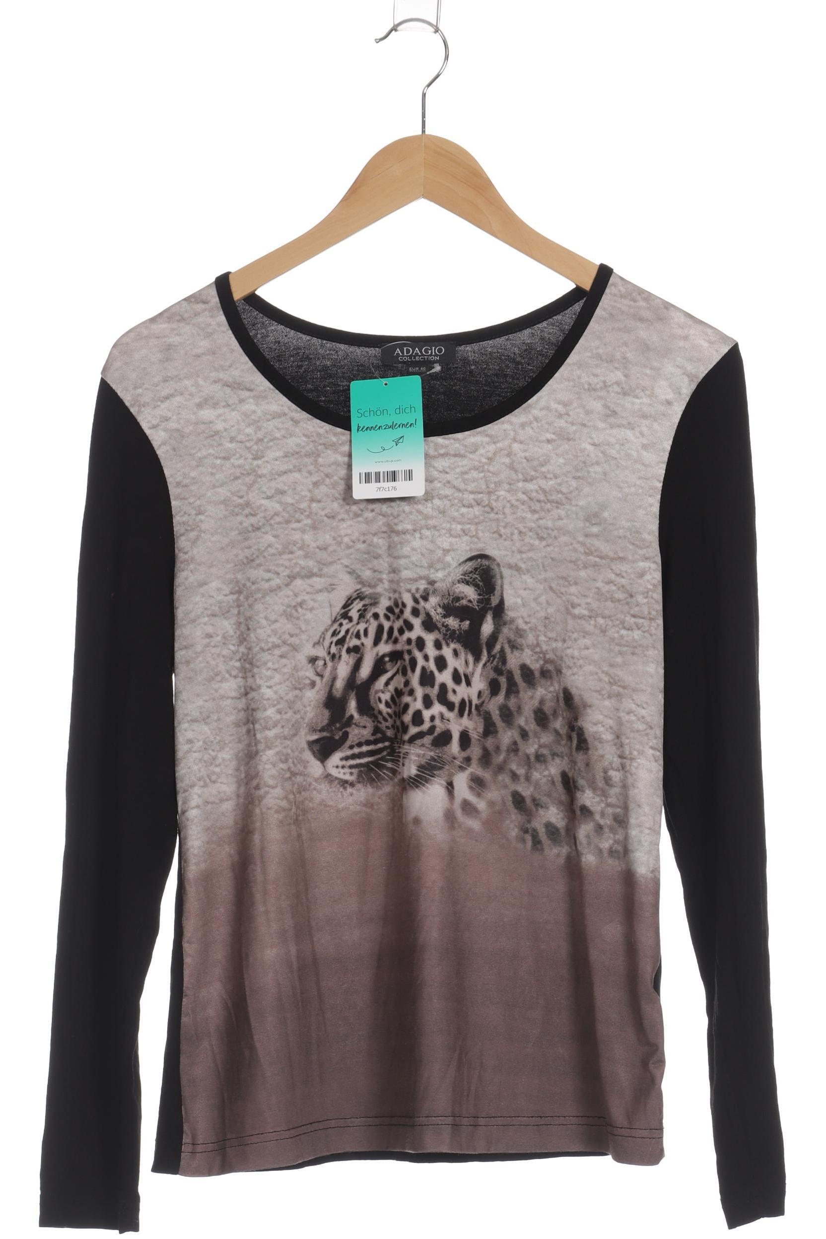 

Adagio Italia Damen Langarmshirt, schwarz, Gr. 40