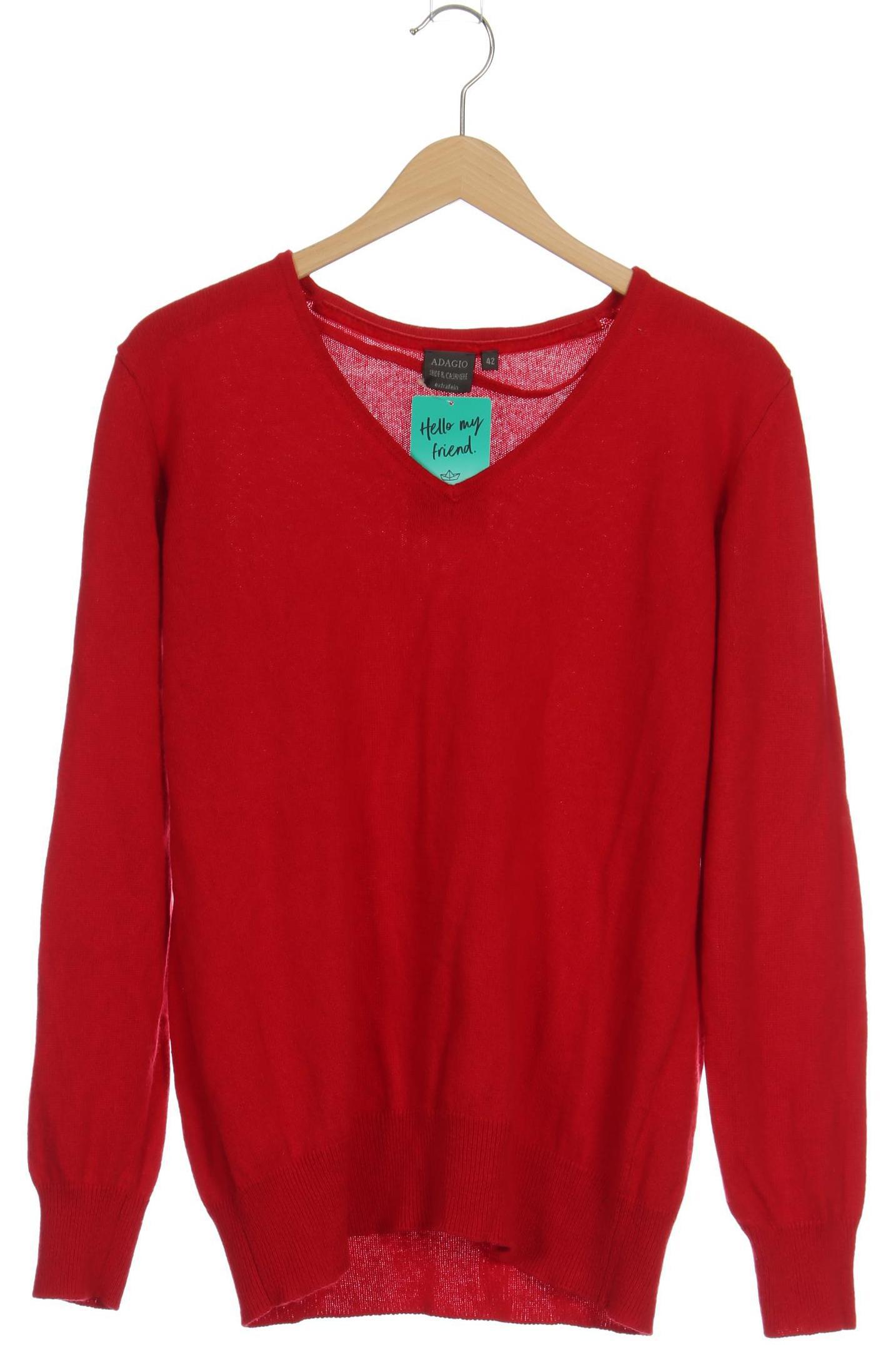 

Adagio Italia Damen Pullover, rot, Gr. 42