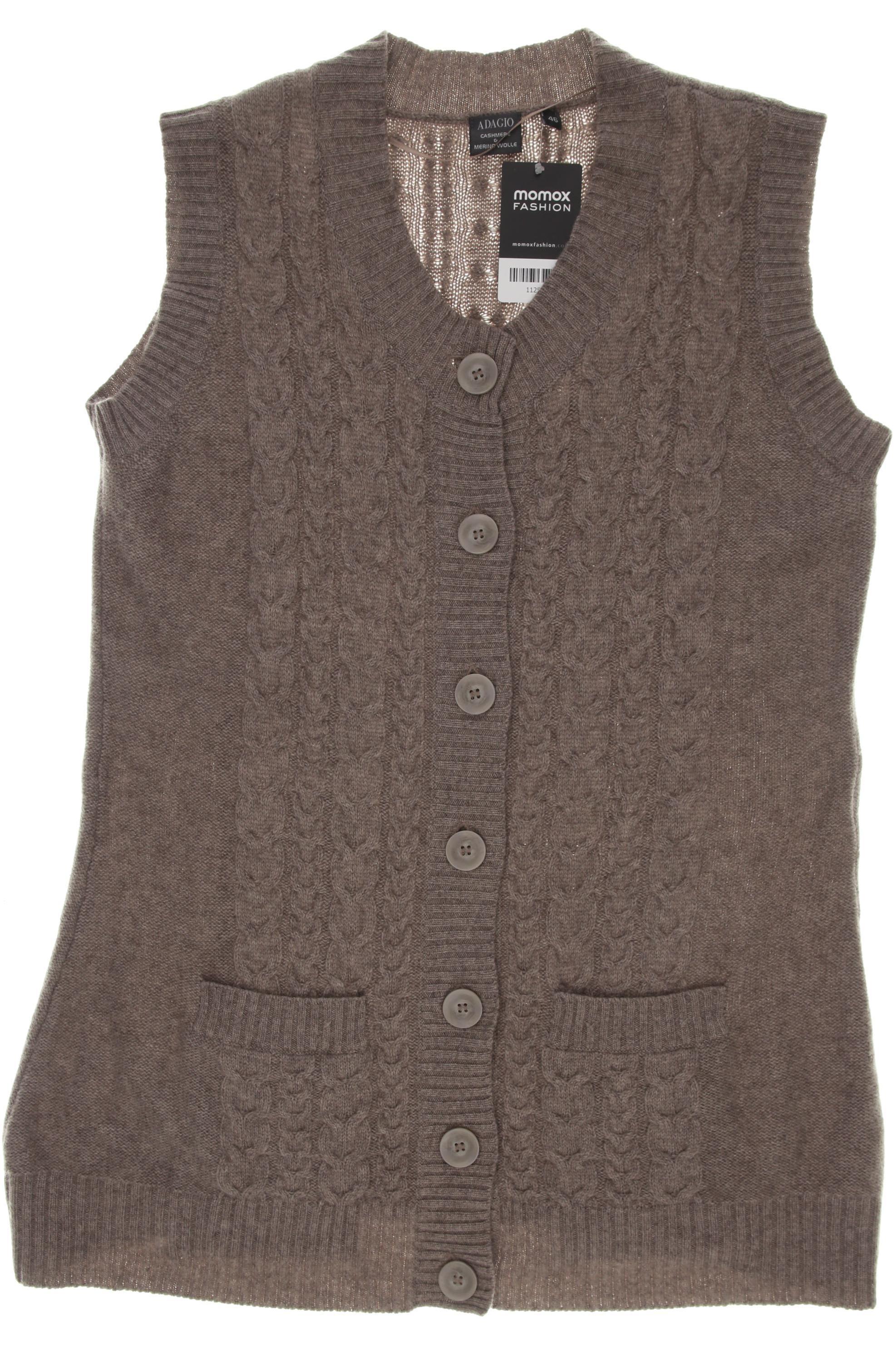 

Adagio Italia Damen Strickjacke, braun, Gr. 46