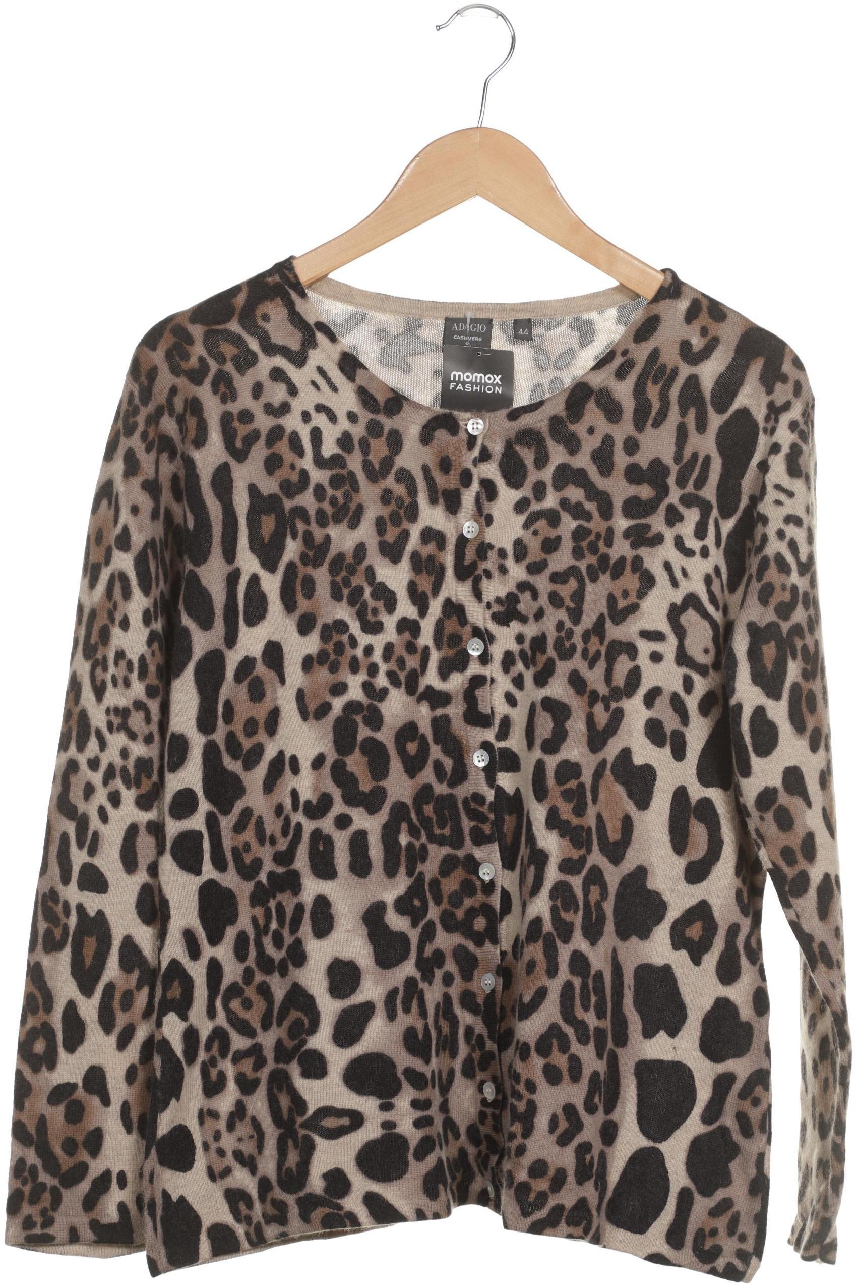 

Adagio Italia Damen Strickjacke, braun, Gr. 44