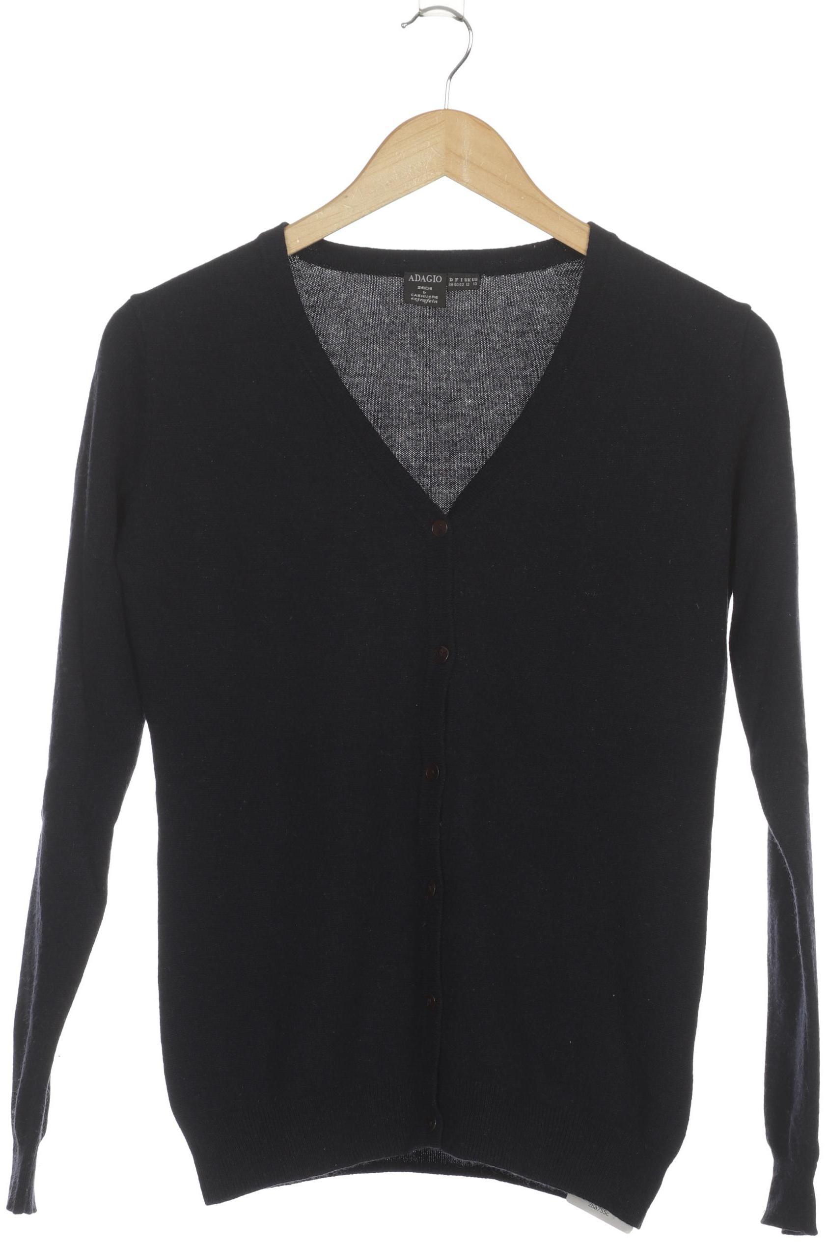 

Adagio Italia Damen Strickjacke, blau, Gr. 38