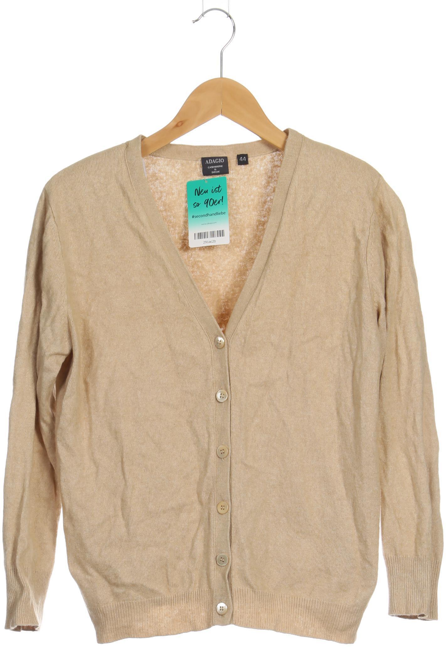 

Adagio Italia Damen Strickjacke, beige, Gr. 44