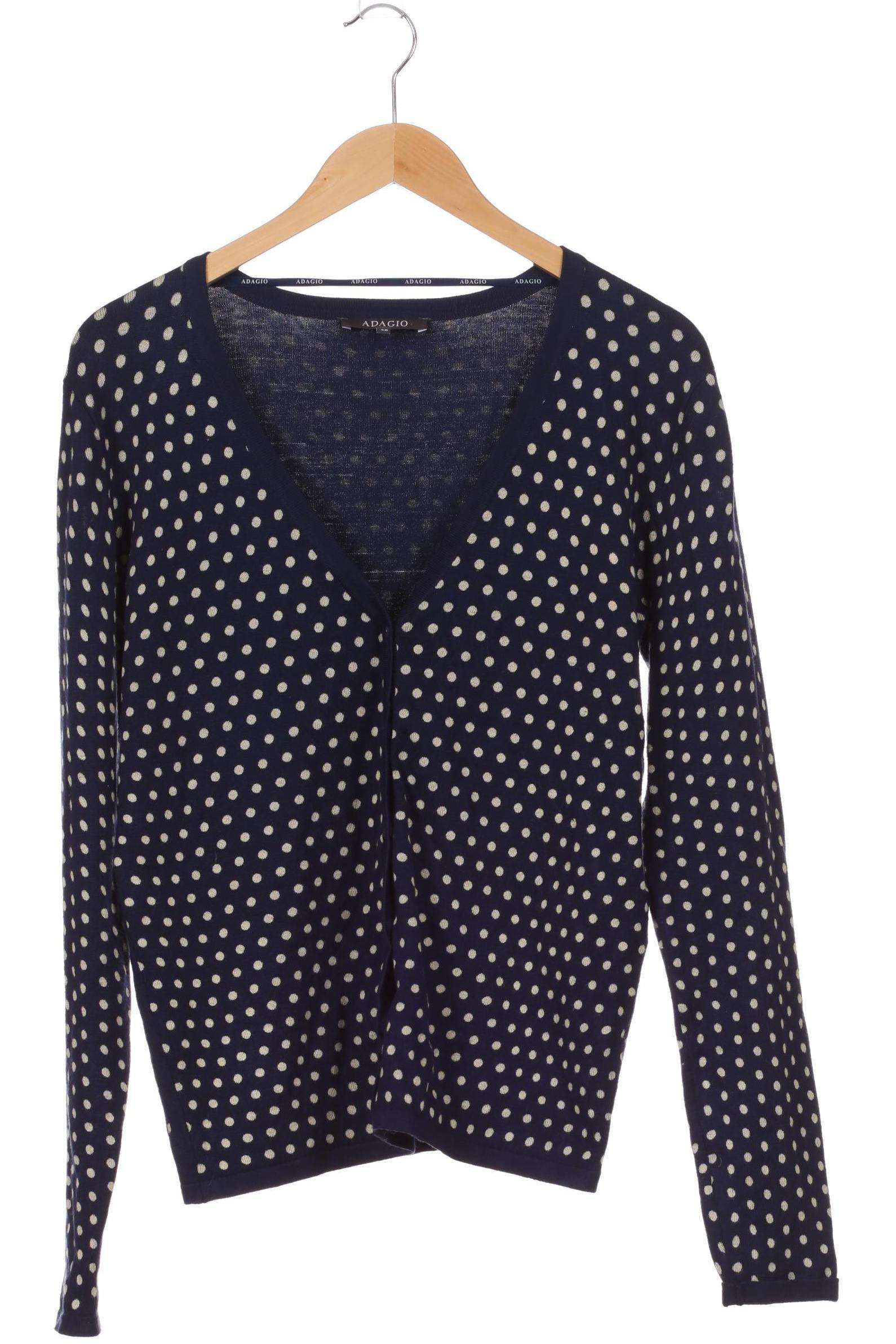 

Adagio Italia Damen Strickjacke, blau, Gr. 40