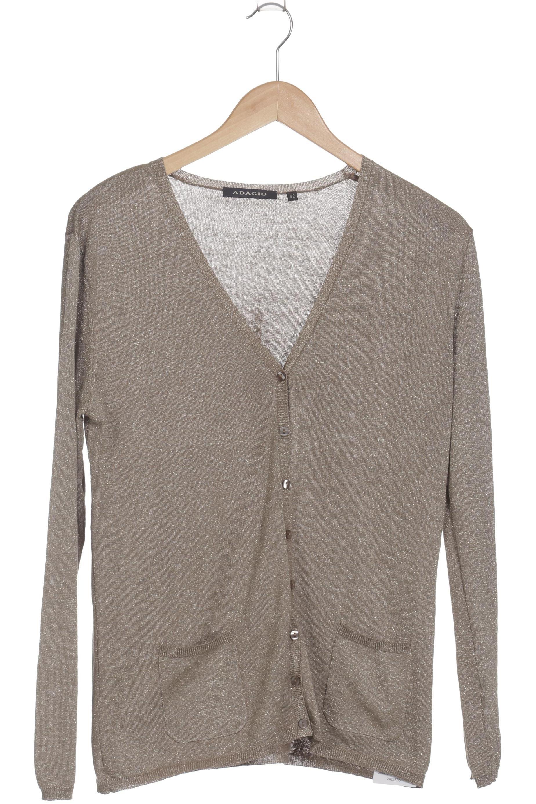 

Adagio Italia Damen Strickjacke, beige, Gr. 42