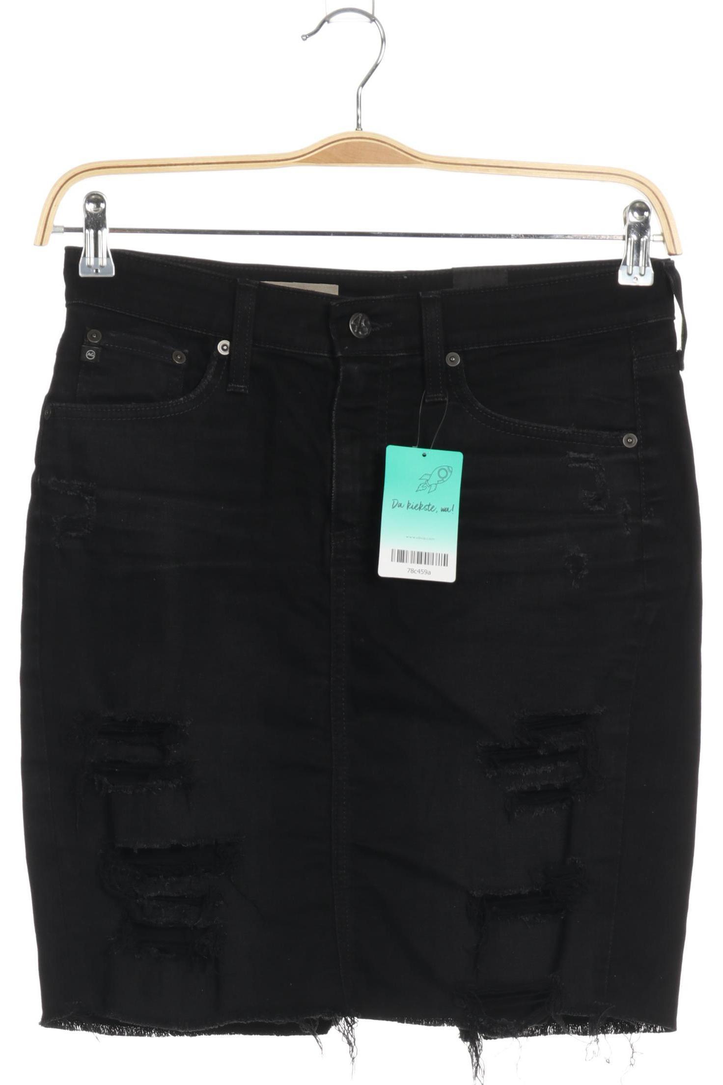 

AG Adriano Goldschmied Damen Rock, schwarz, Gr. 30