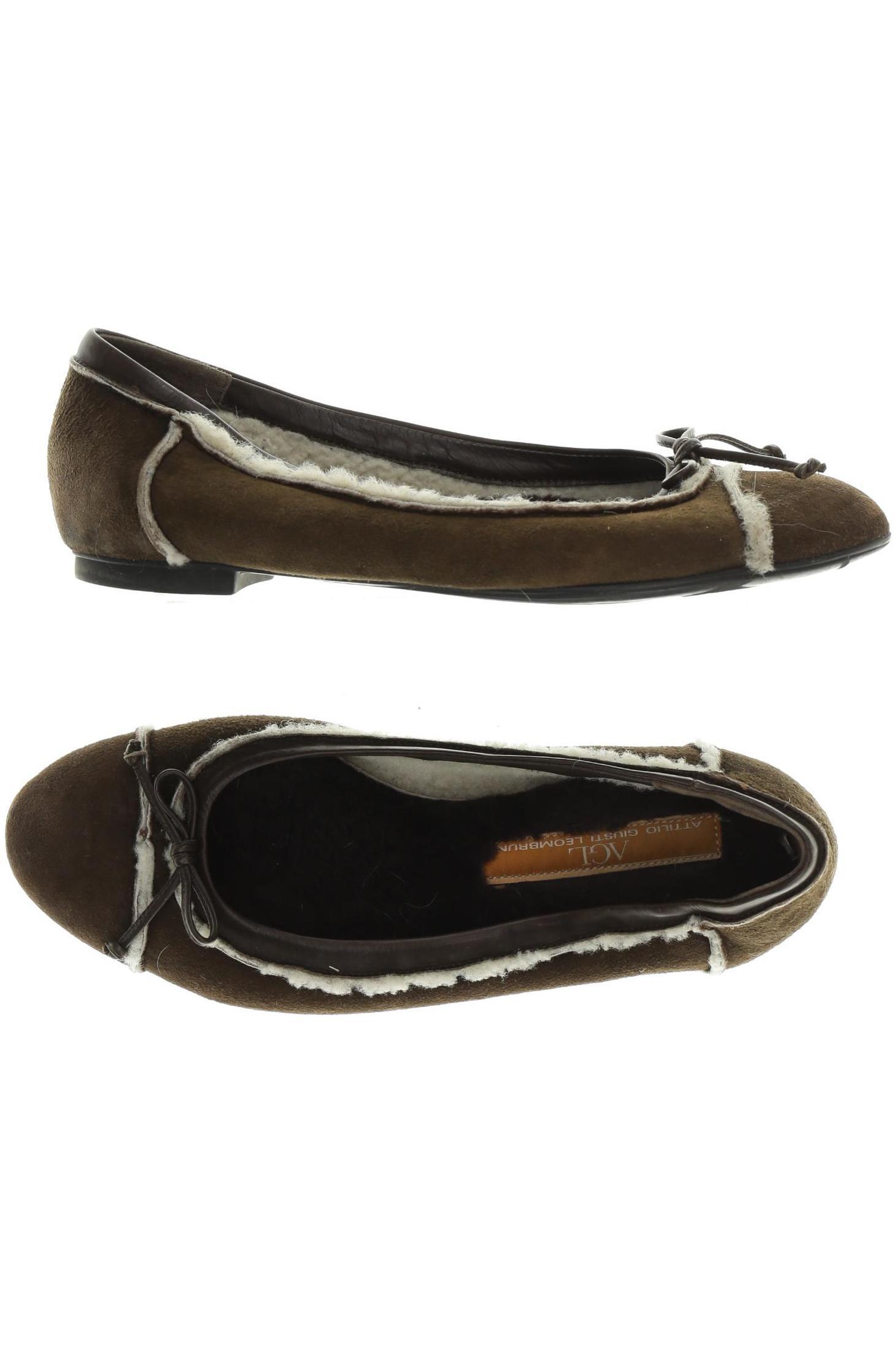 

AGL Attilio Giusti Leombruni Damen Ballerinas, braun, Gr. 38