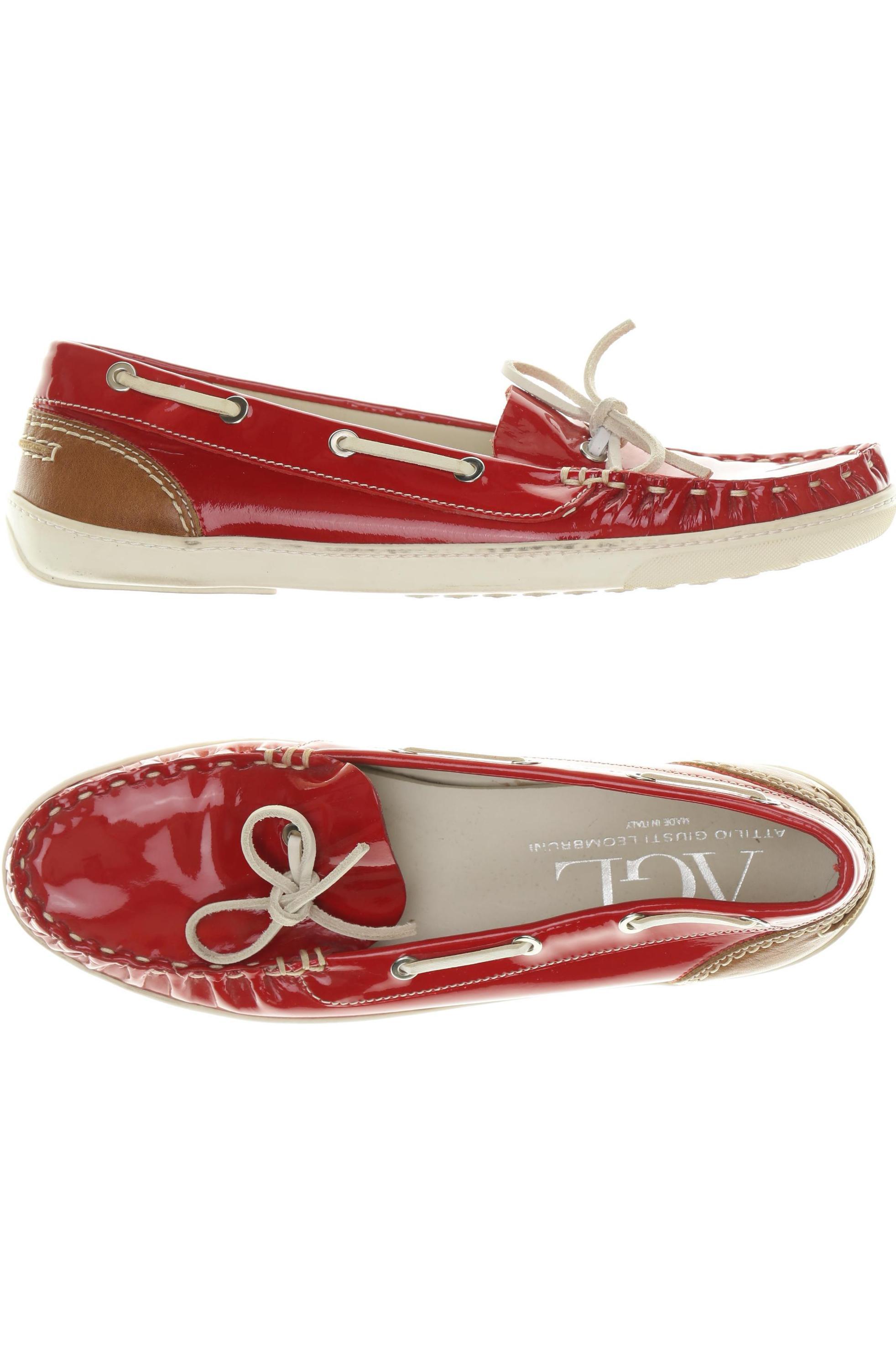 

AGL Attilio Giusti Leombruni Damen Halbschuh, rot, Gr. 39.5