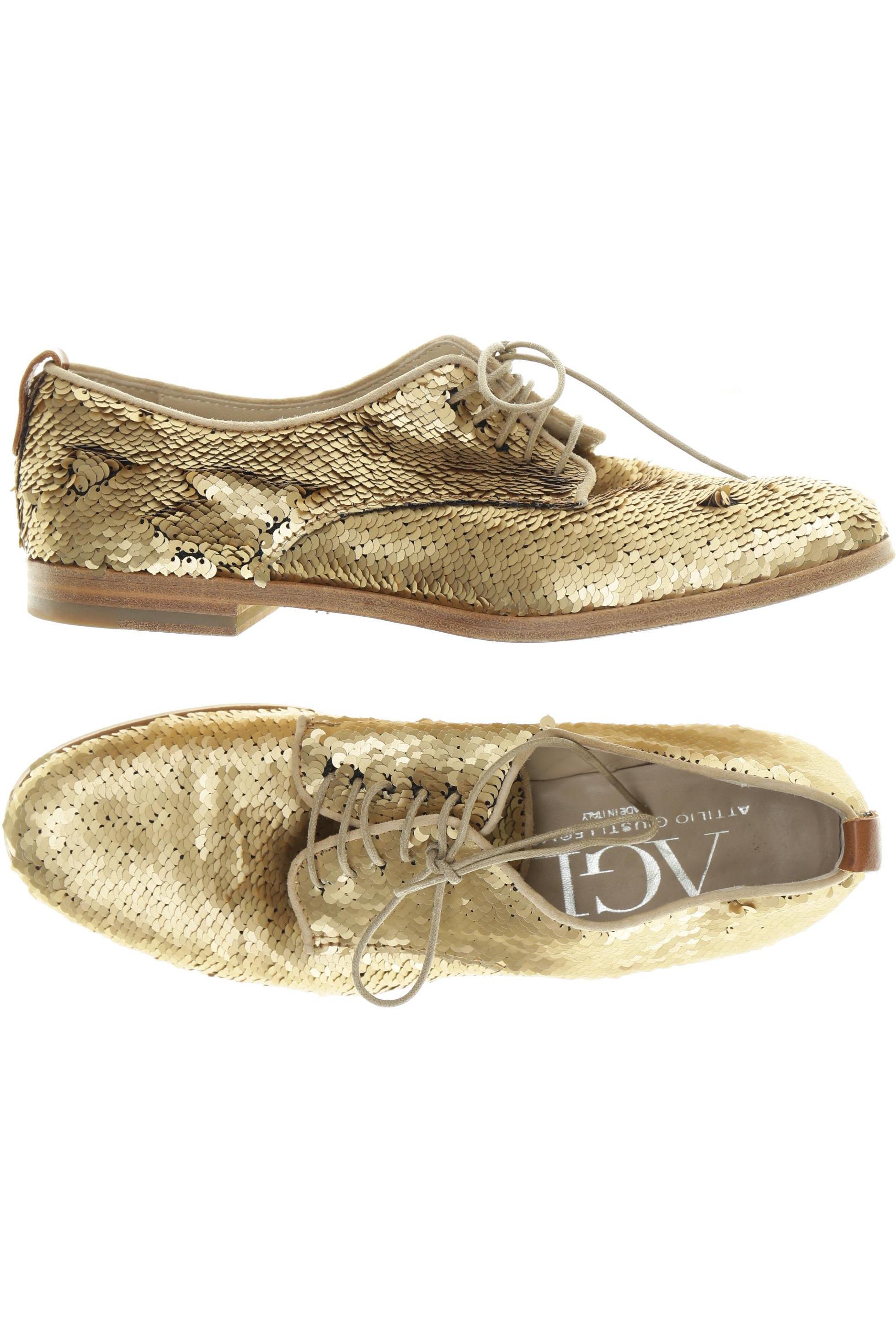 

AGL Attilio Giusti Leombruni Damen Halbschuh, beige, Gr. 37