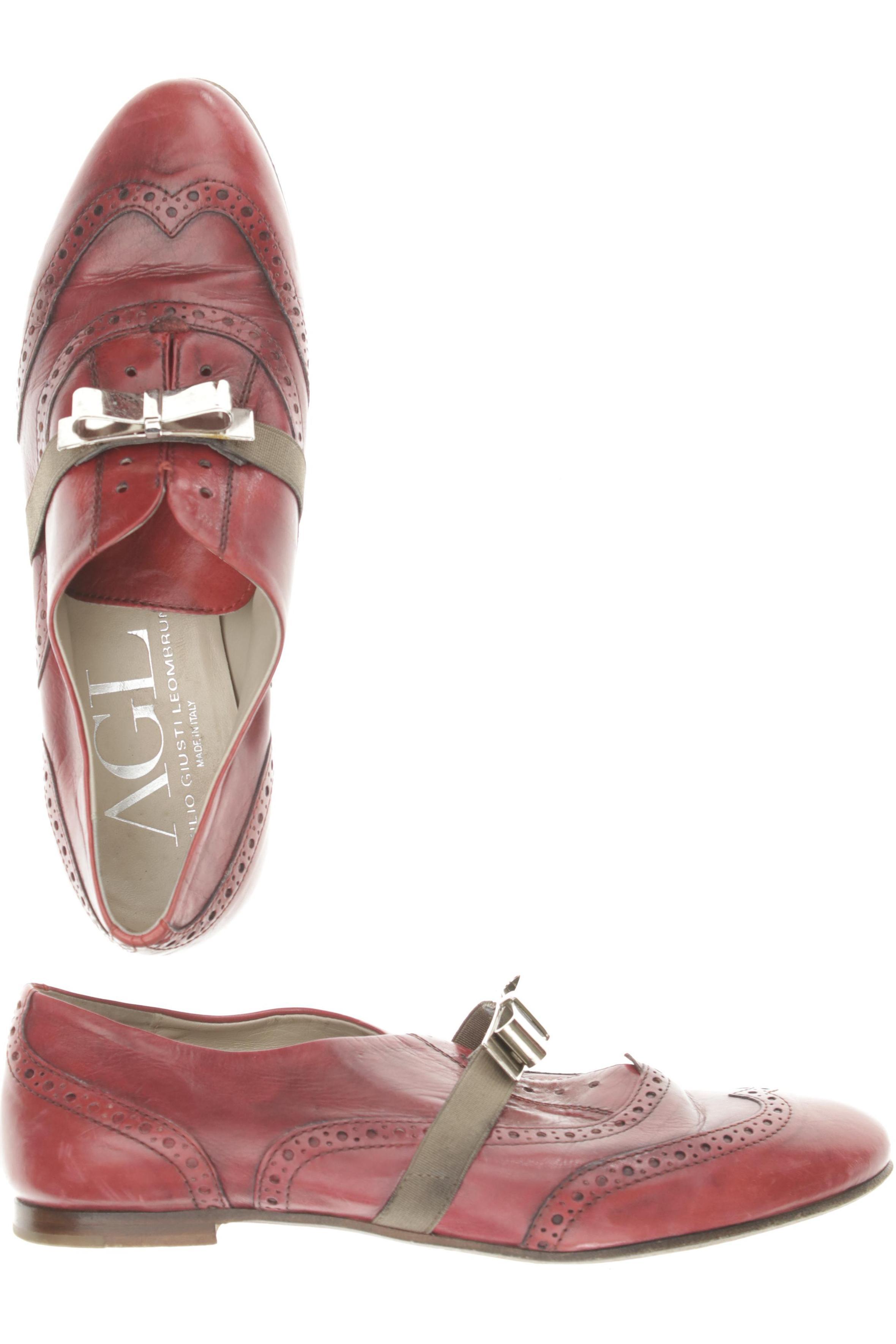 

AGL Attilio Giusti Leombruni Damen Halbschuh, rot, Gr. 37.5