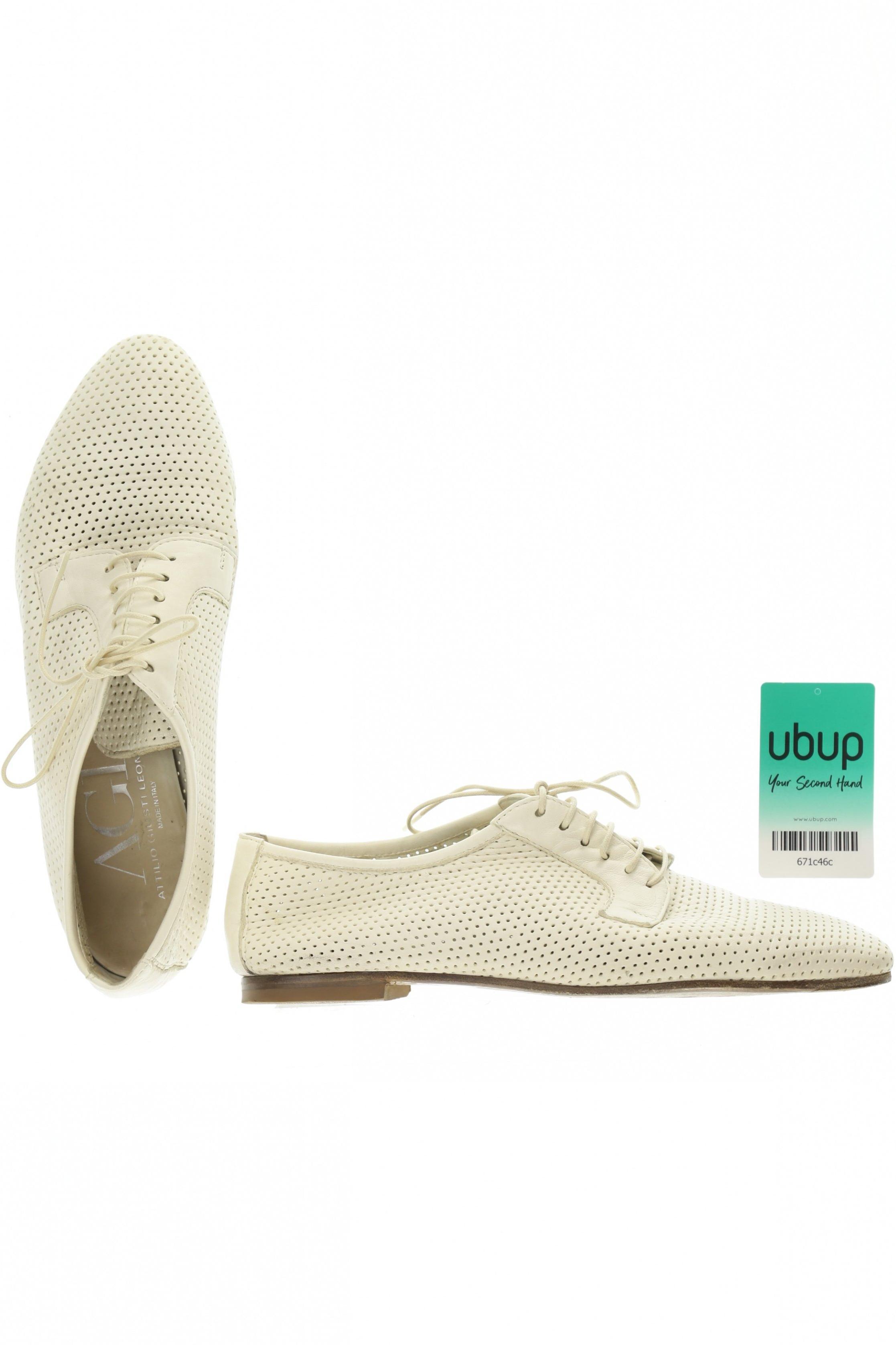 

AGL Attilio Giusti Leombruni Damen Halbschuh, weiß, Gr. 39.5