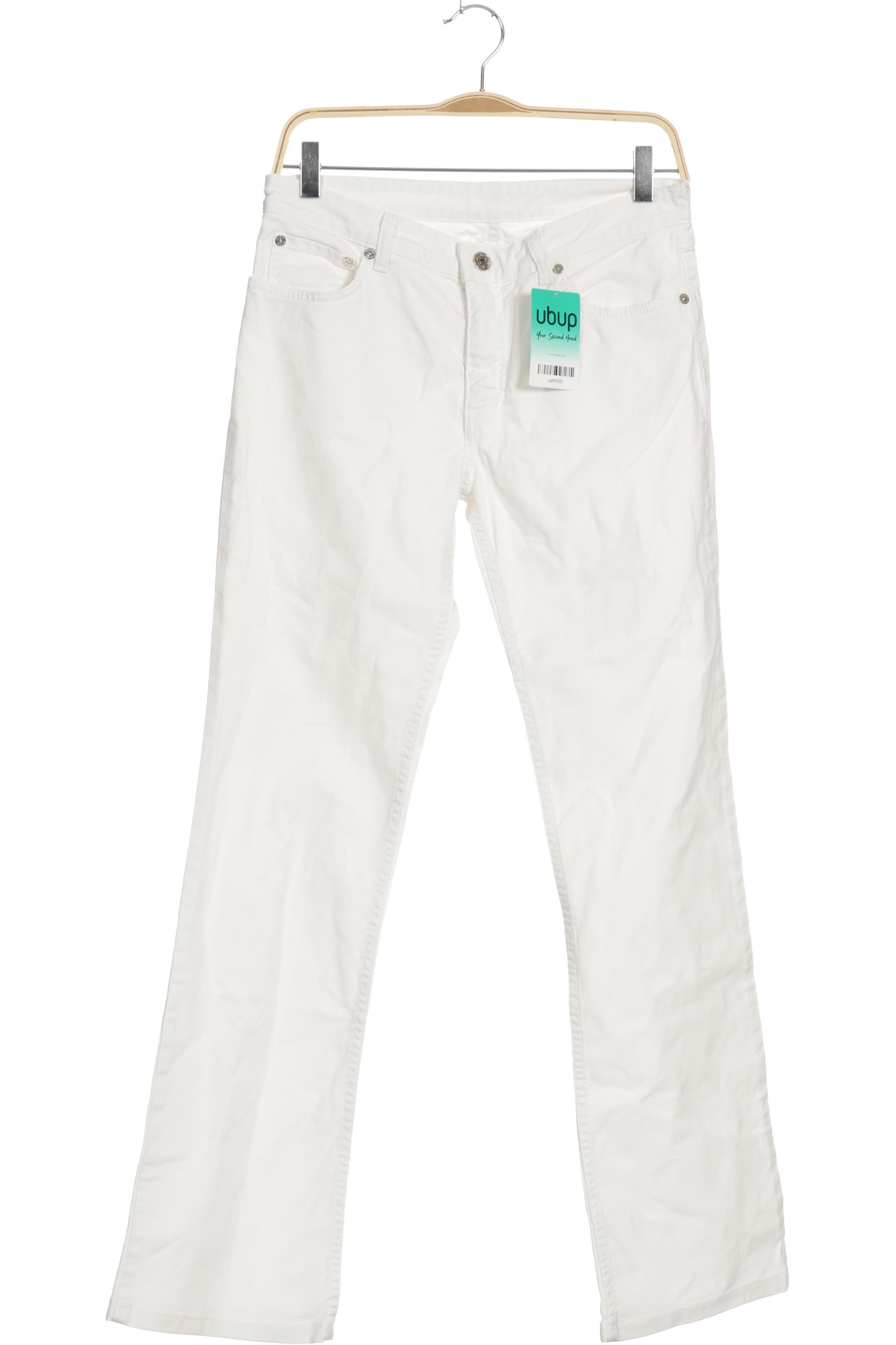 

Agnona Damen Jeans, weiß, Gr. 28