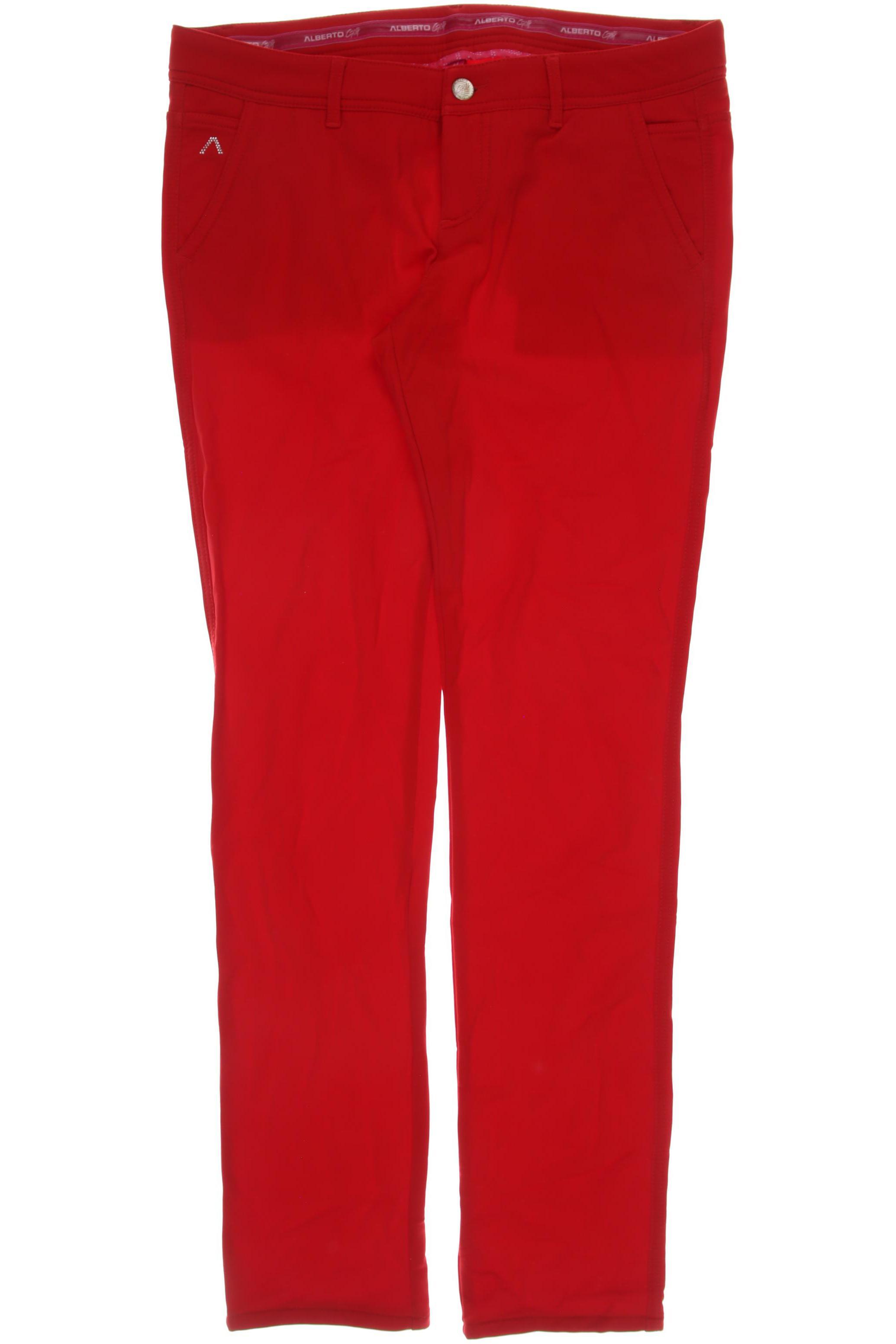

Alberto Damen Stoffhose, rot, Gr. 42