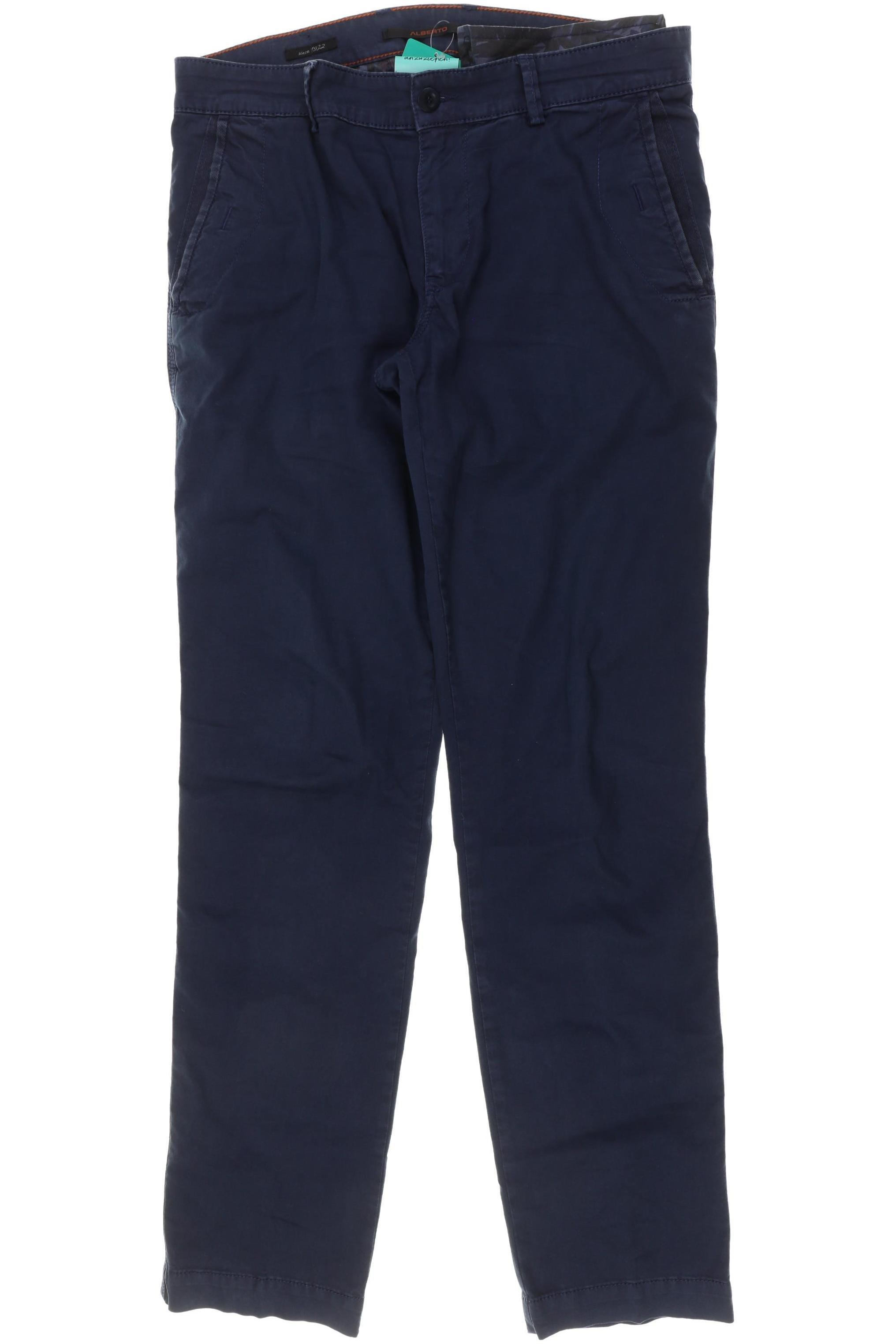 Thumbnail - Alberto Herren Stoffhose, blau, Gr. 32