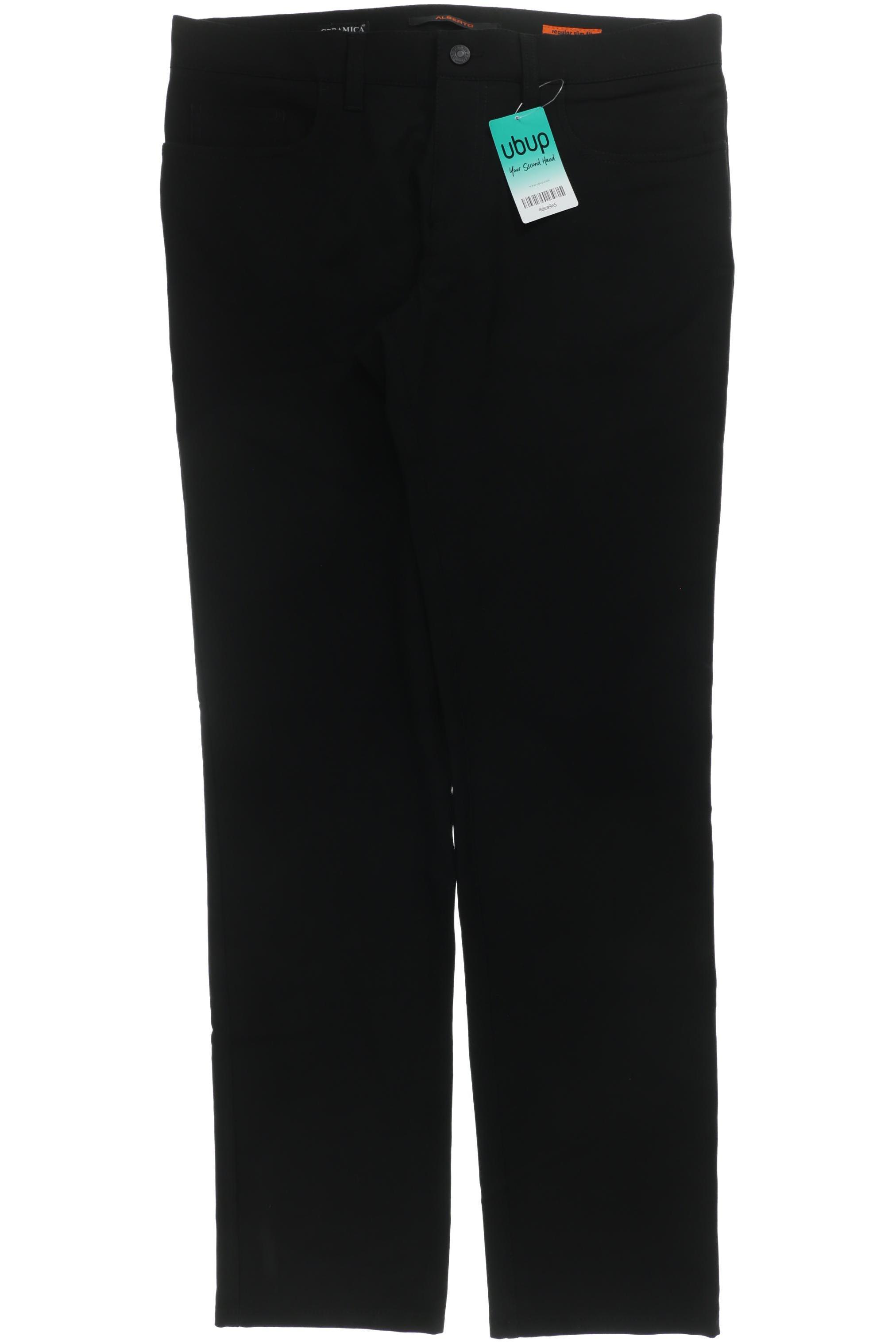 Thumbnail - Alberto Herren Stoffhose, schwarz, Gr. 34