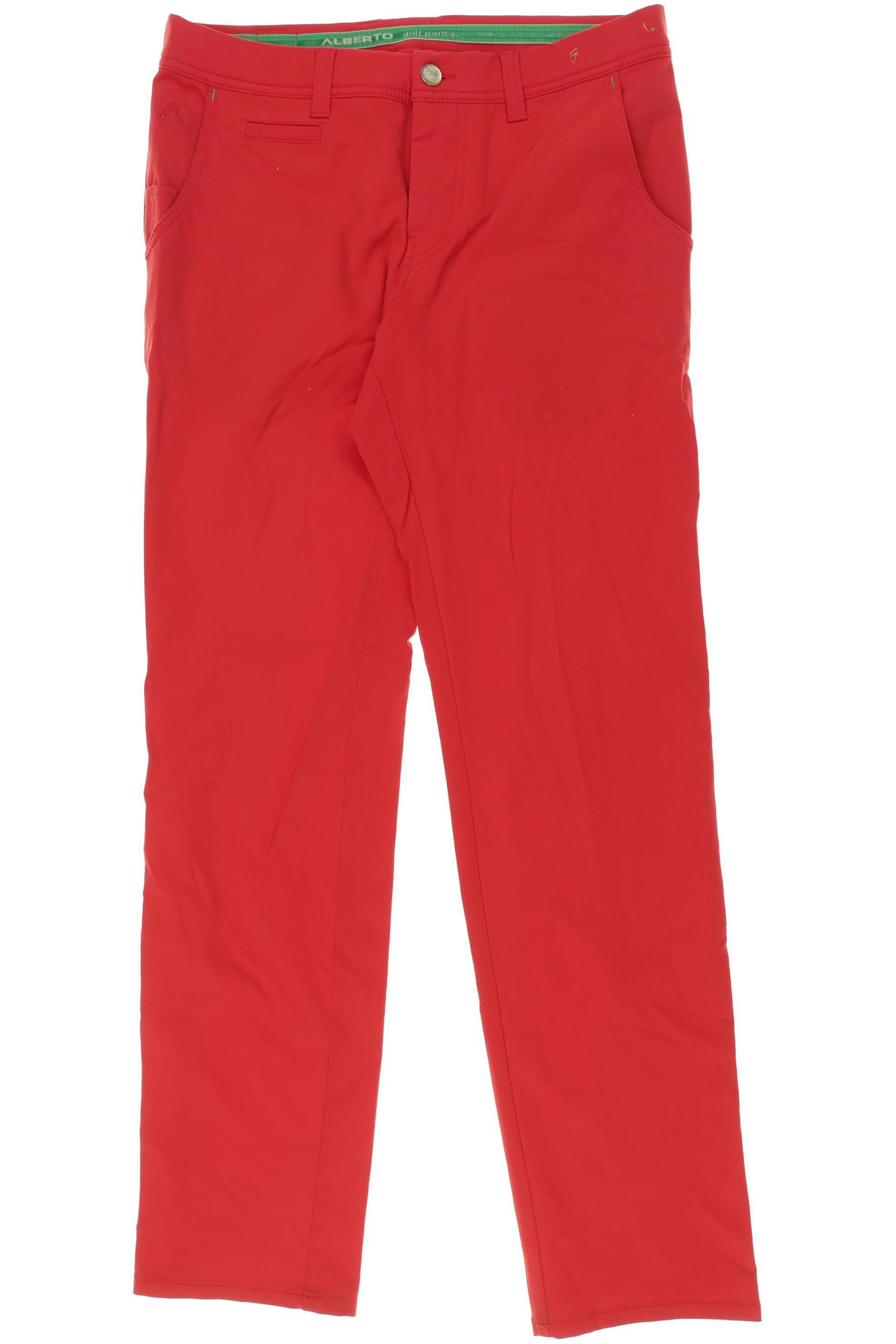 Thumbnail - Alberto Herren Stoffhose, rot, Gr. 46