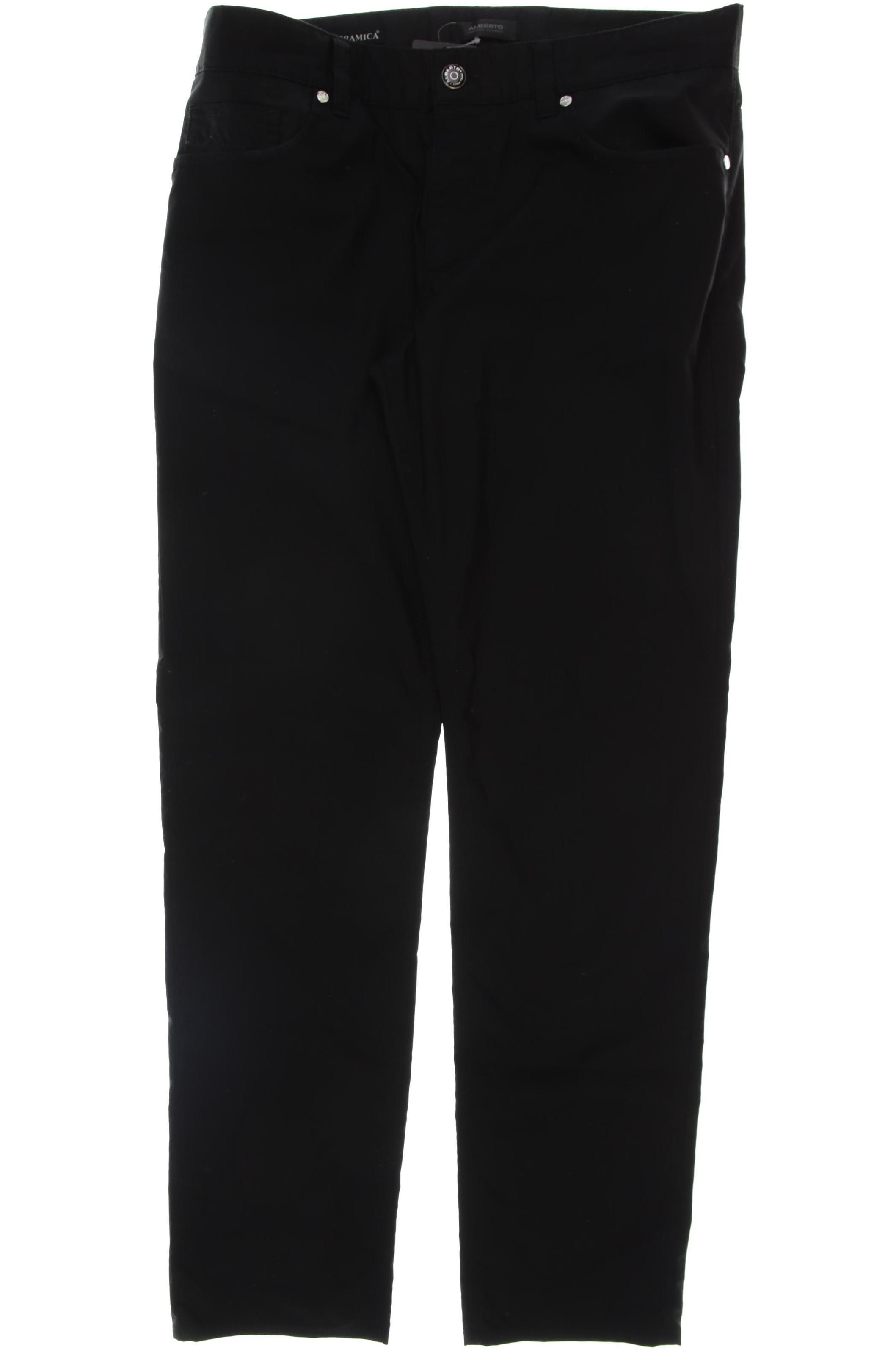 Thumbnail - Alberto Herren Stoffhose, schwarz, Gr. 33
