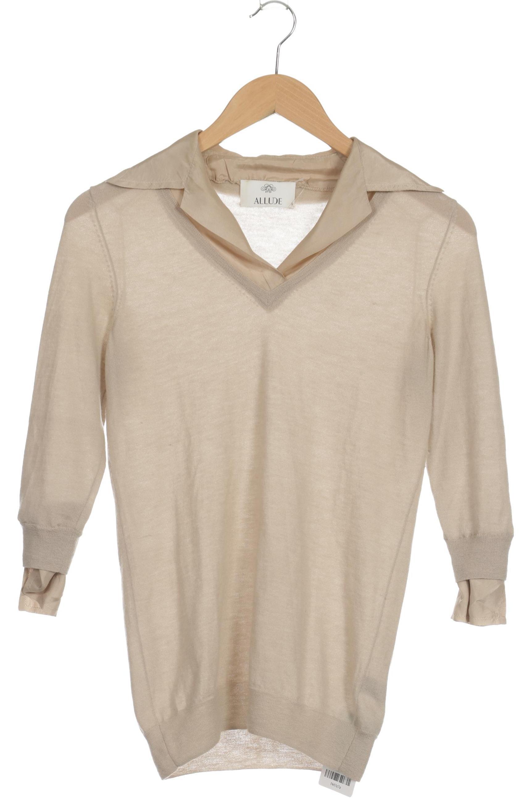 

Allude Damen Pullover, beige, Gr.