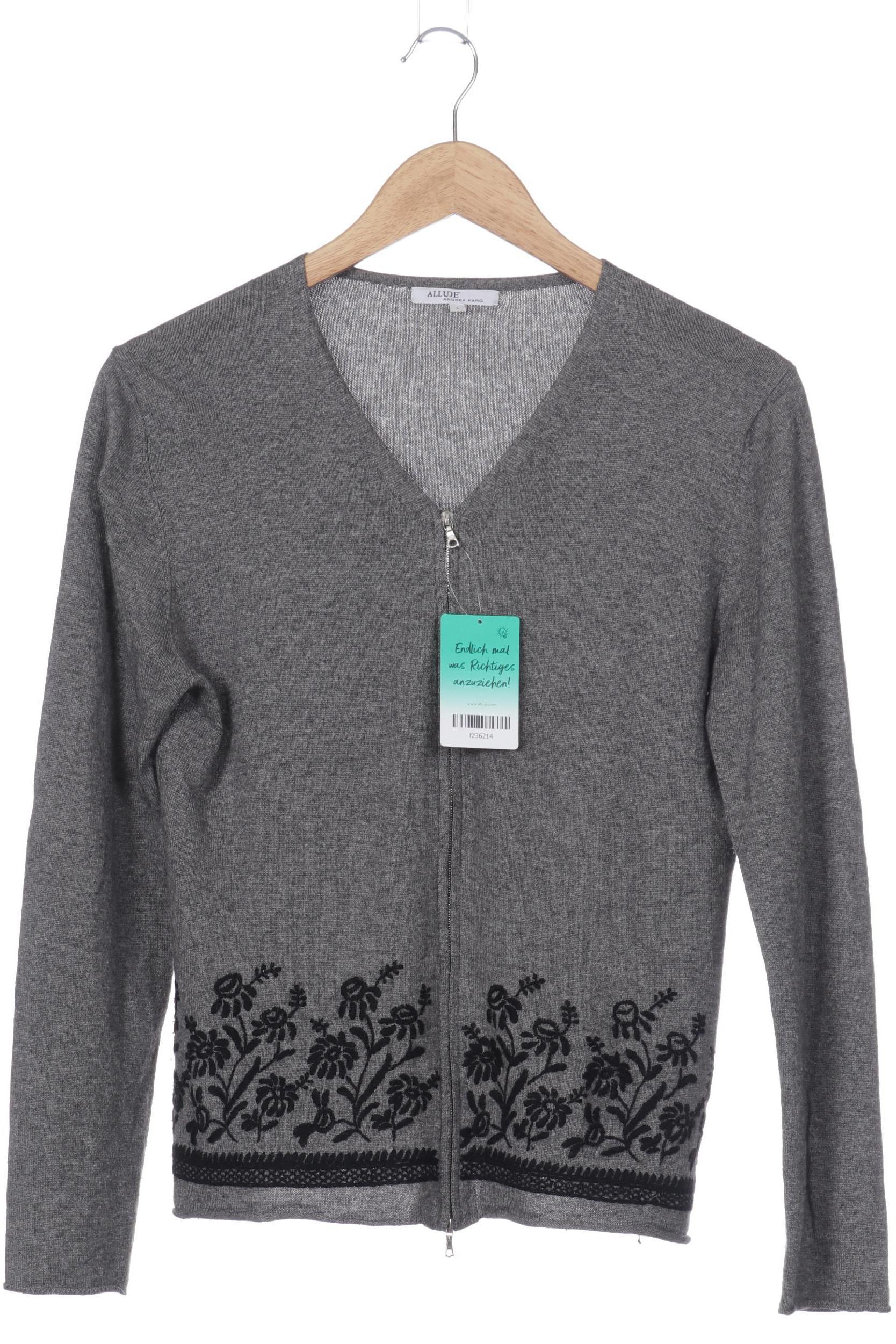

Allude Damen Strickjacke, grau, Gr.